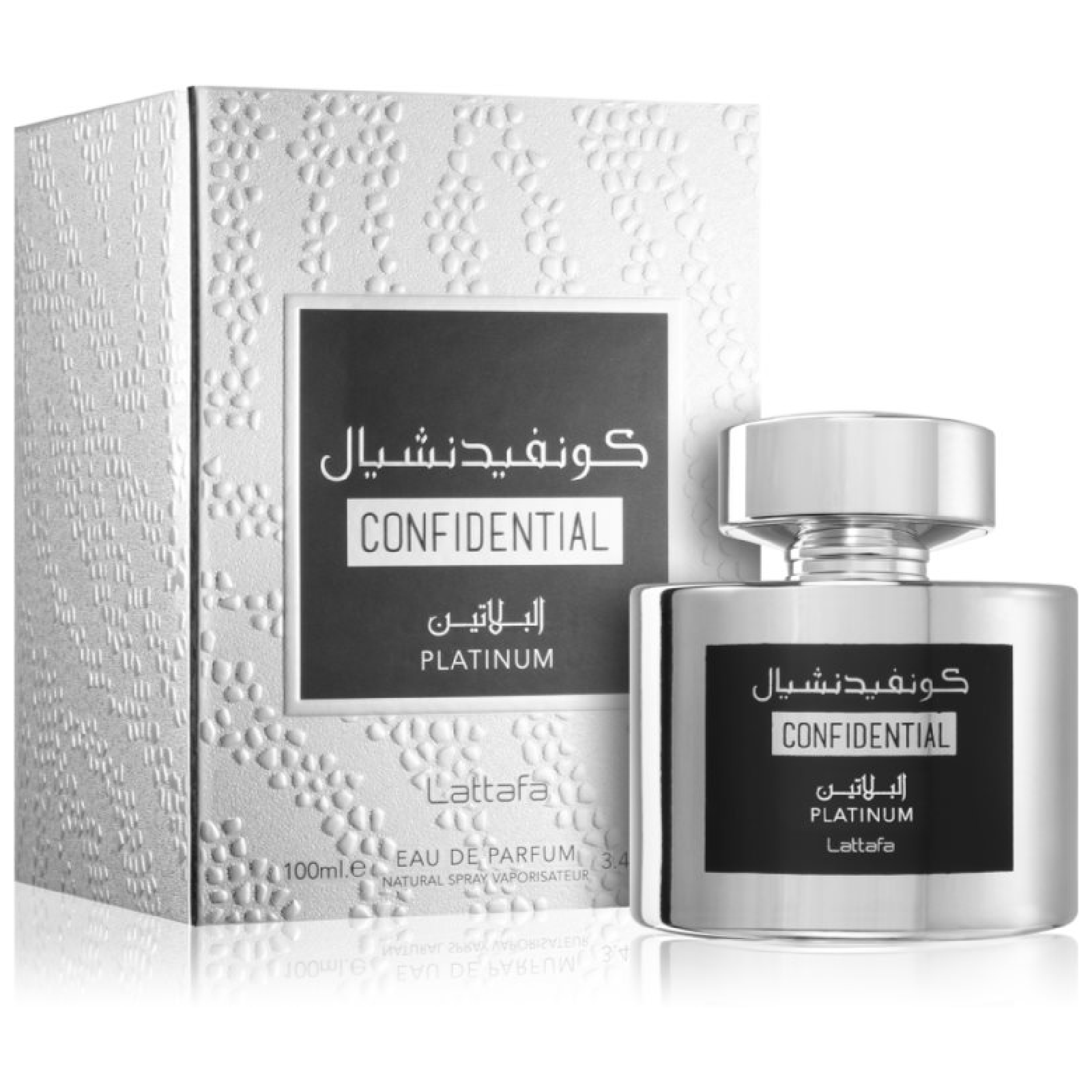 Lattafa Confidential Platinum Eau de Parfum for Men