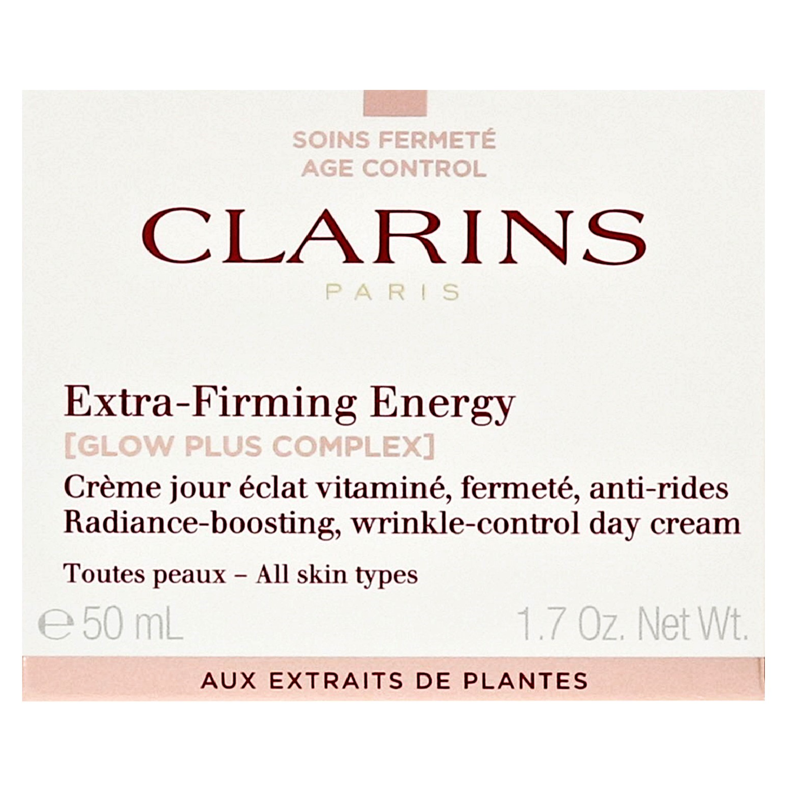 Clarins Extra Firming Energy Radience-Boosting Wrinkle Control for Women