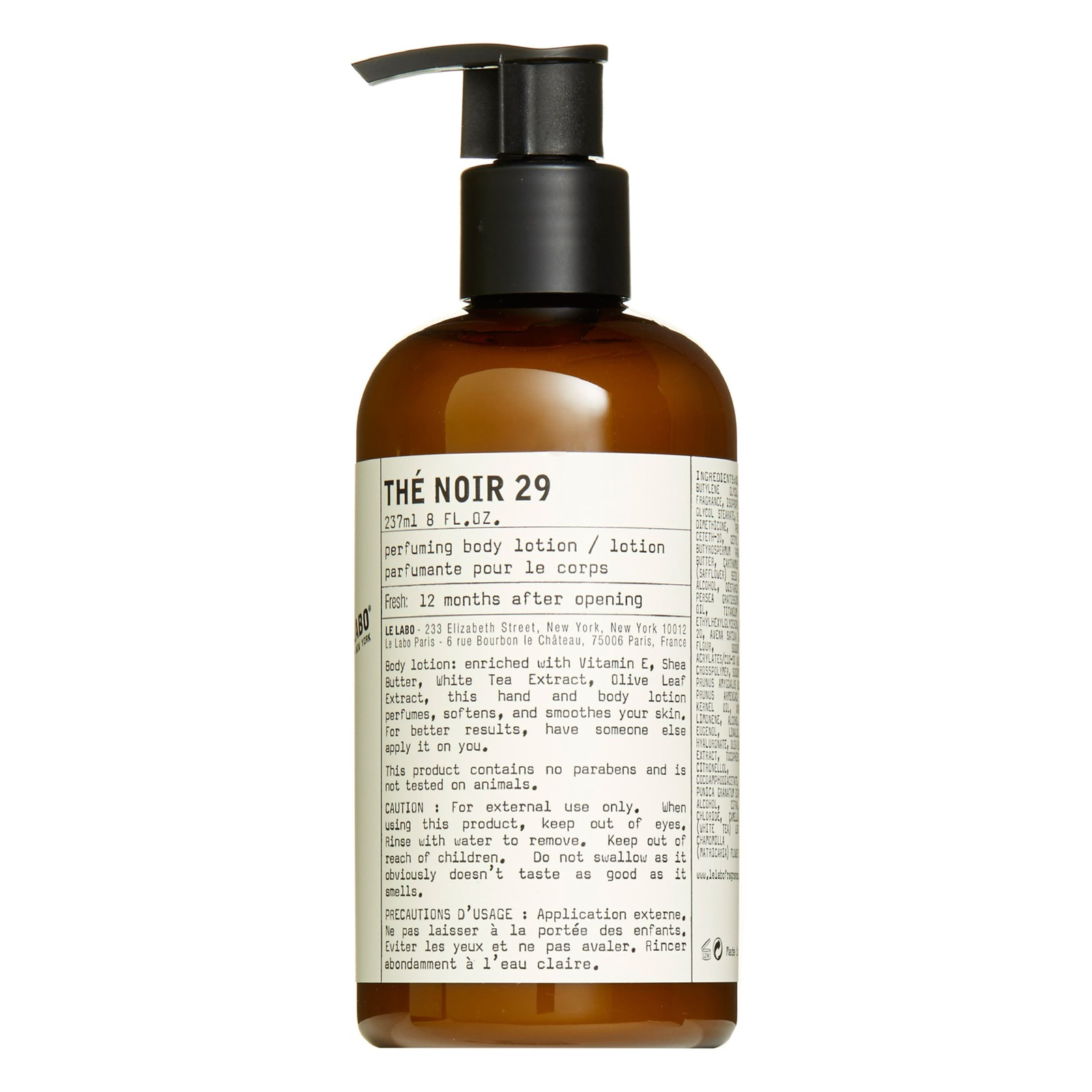 Le Labo Thé Noir 29 Body Lotion - Luxurious Hydration Le Labo Thé Noir 29 Body Lotion - Luxurious Hydration