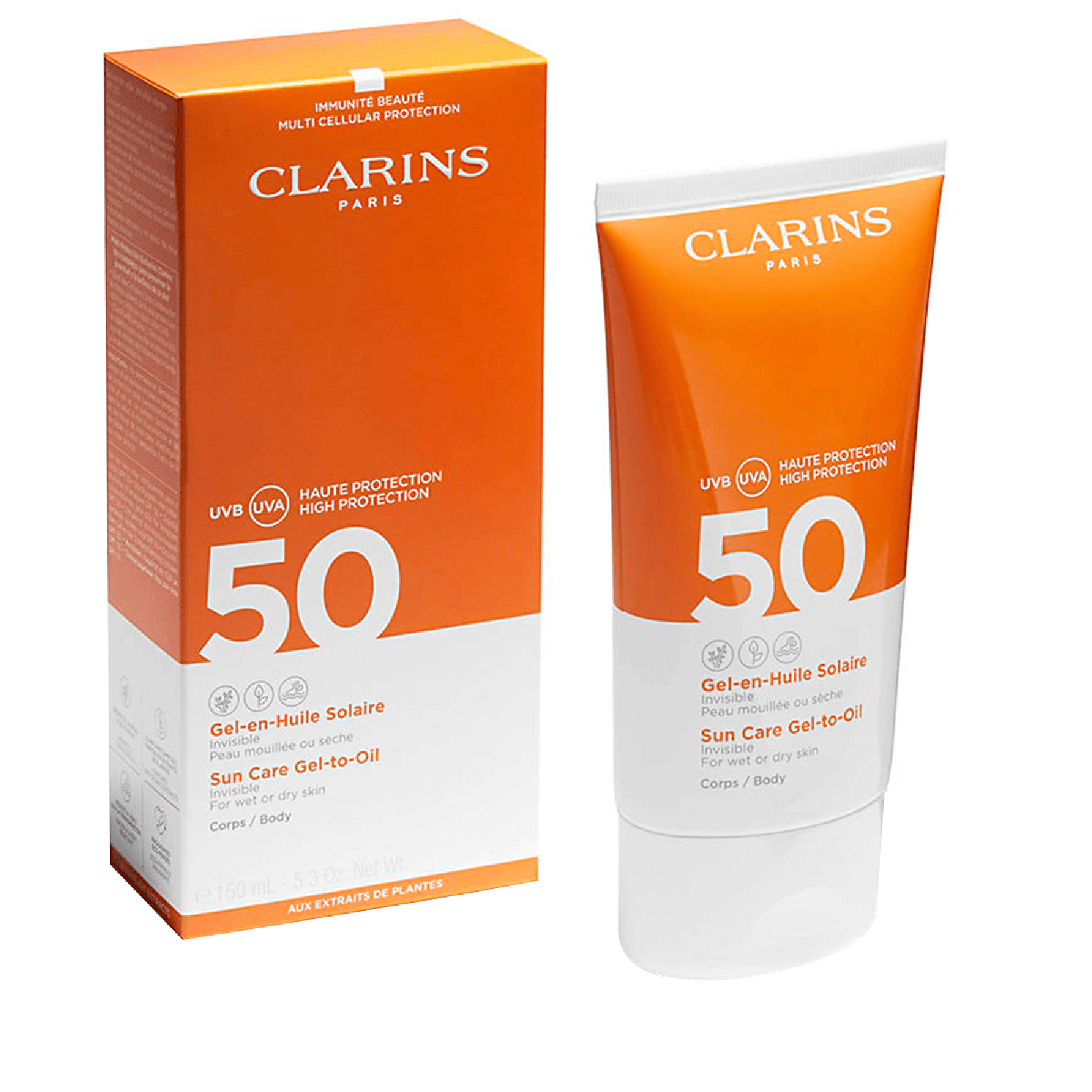 Clarins Sun Care Gel to Oil SPF50 for Everyone