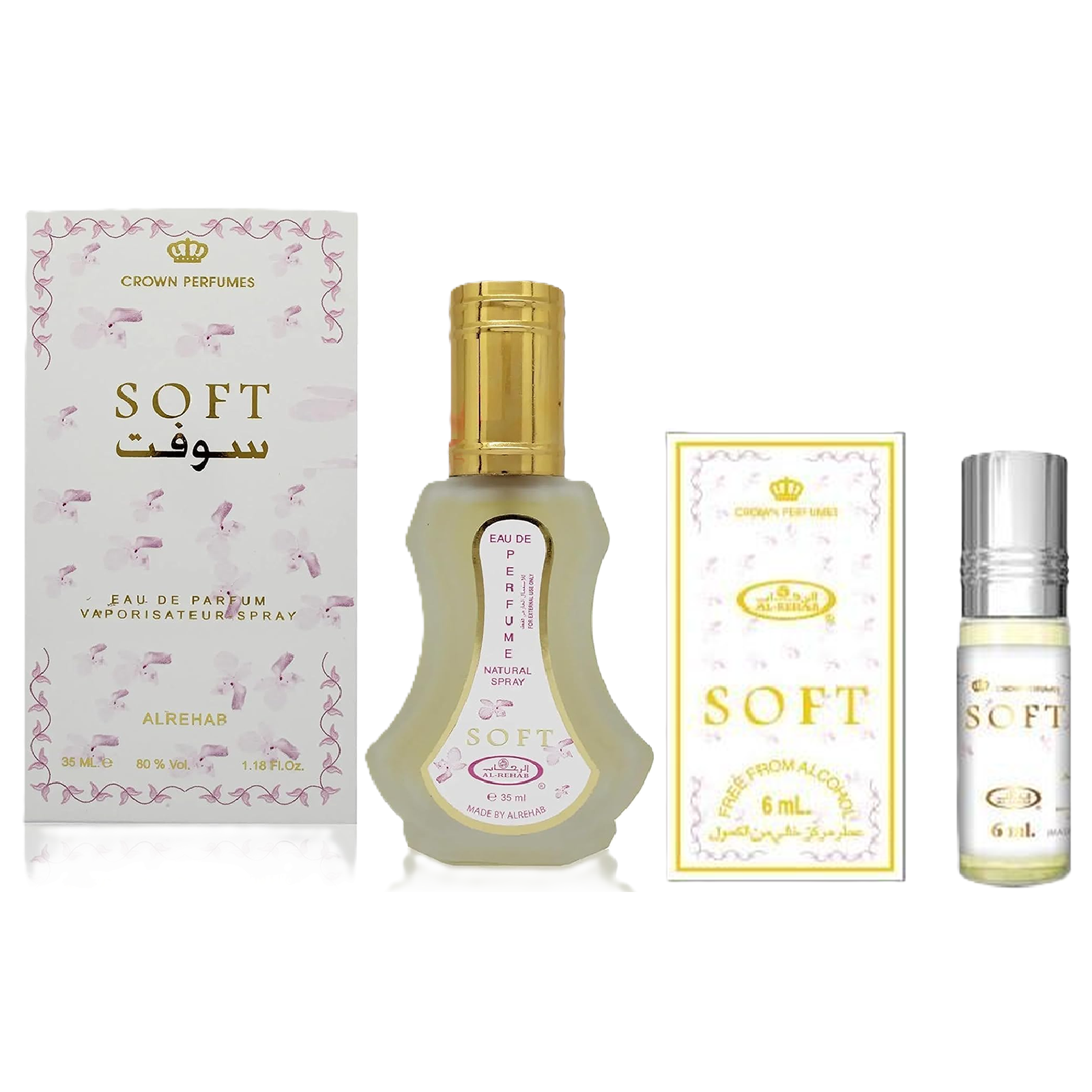 Al-Rehab Soft 2 Pcs Fragrance Bundle for Women
