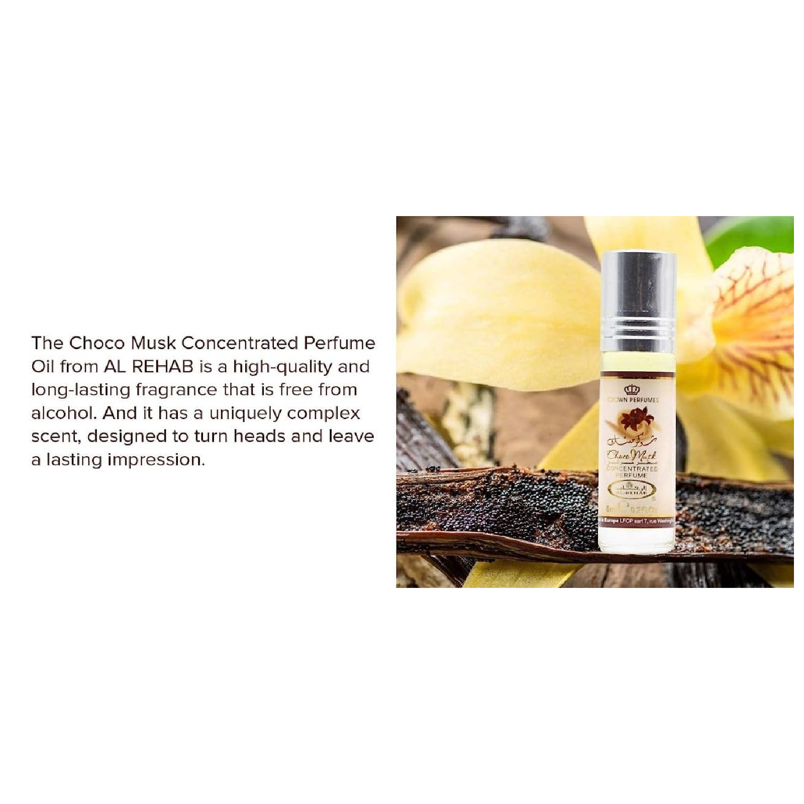 Al-Rehab Choco Musk Concentrated Perfume Oil for Everyone