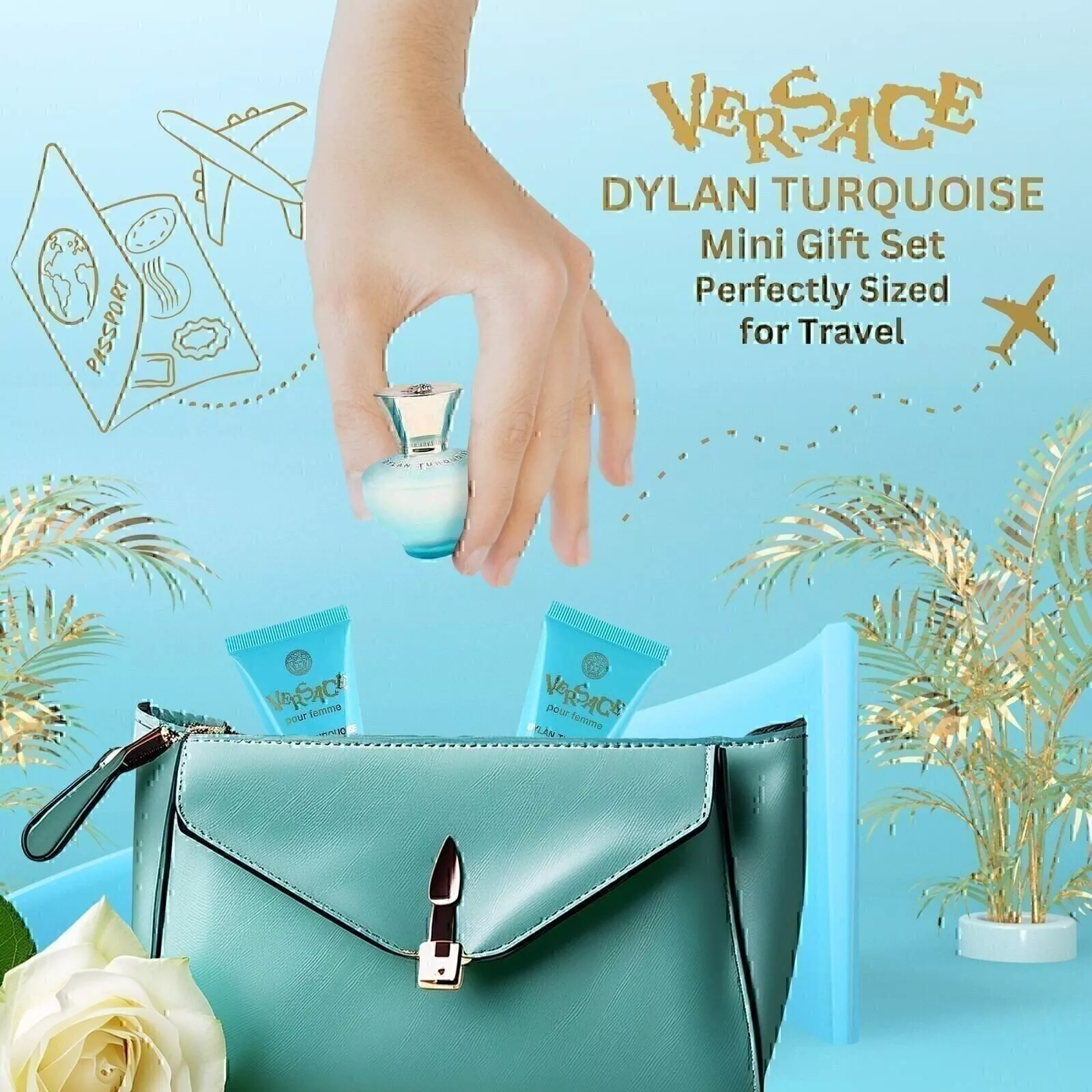 Versace Dylan Turquoise Pour Femme Gift Set for Women