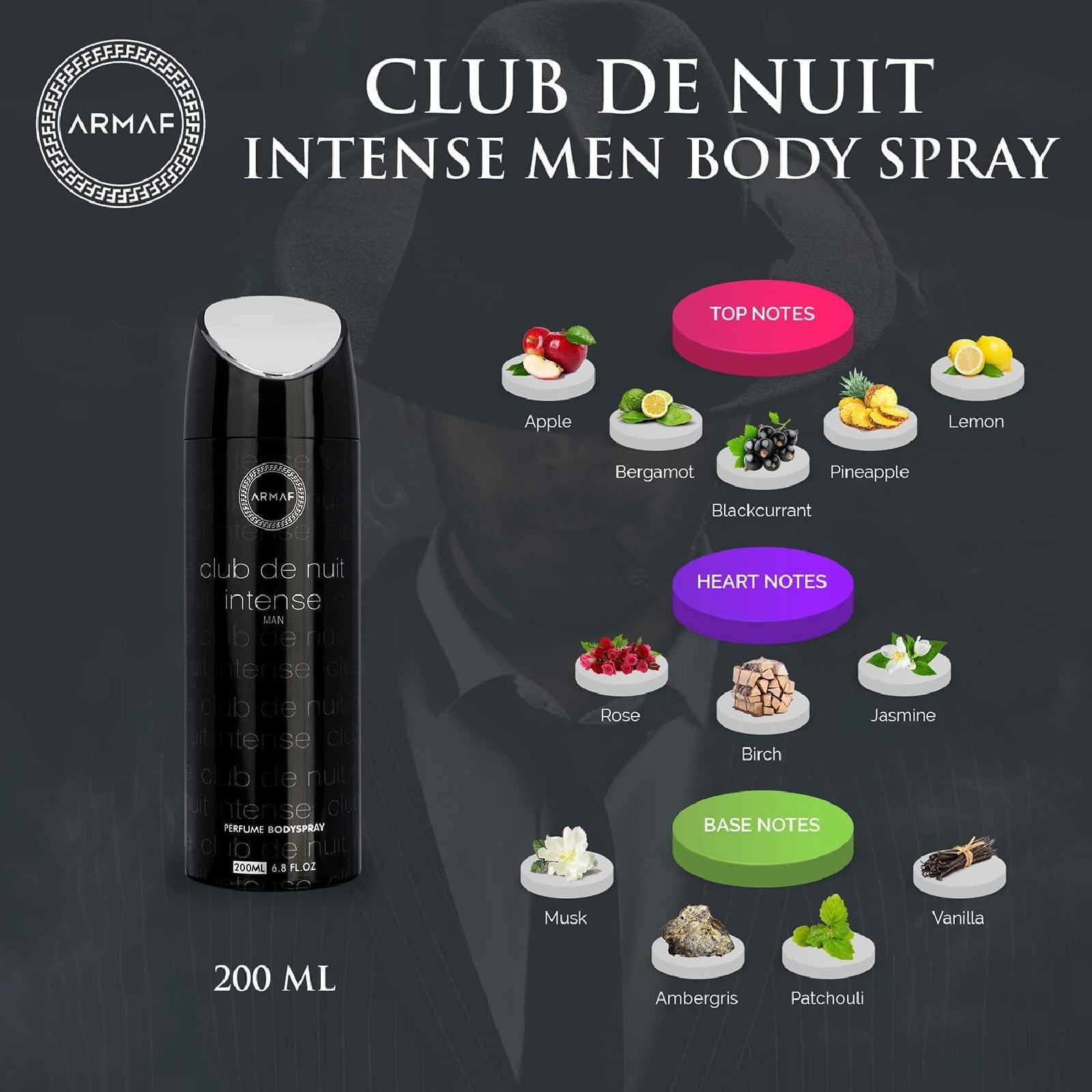 Armaf Club De Nuit Intense Body Spray for Men