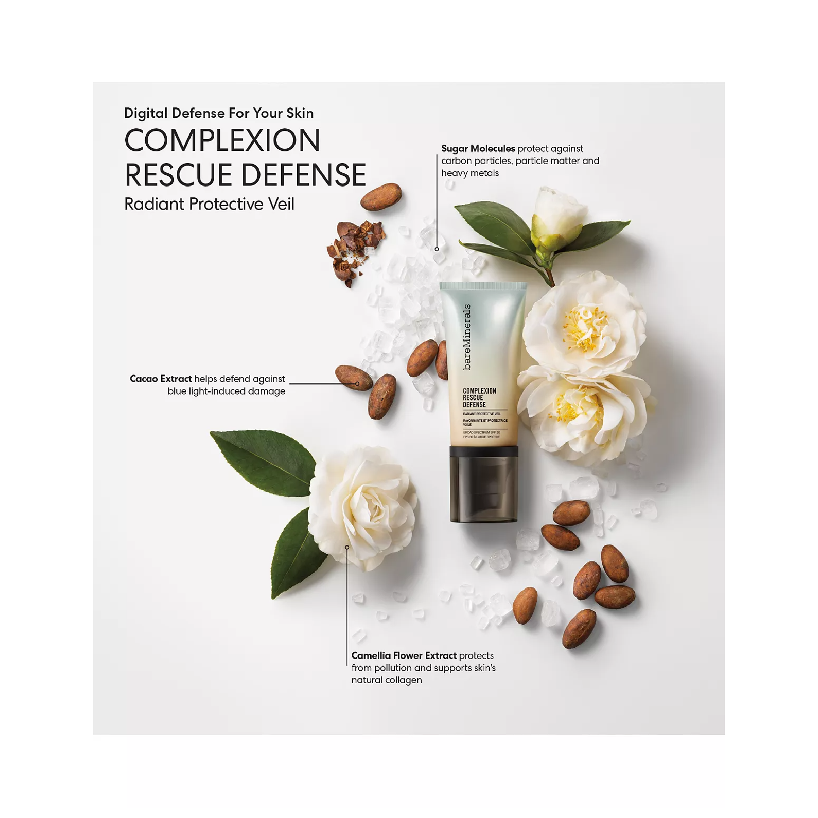 Bareminerals Complexion Rescue Defense Radiant Protective Veil for Women