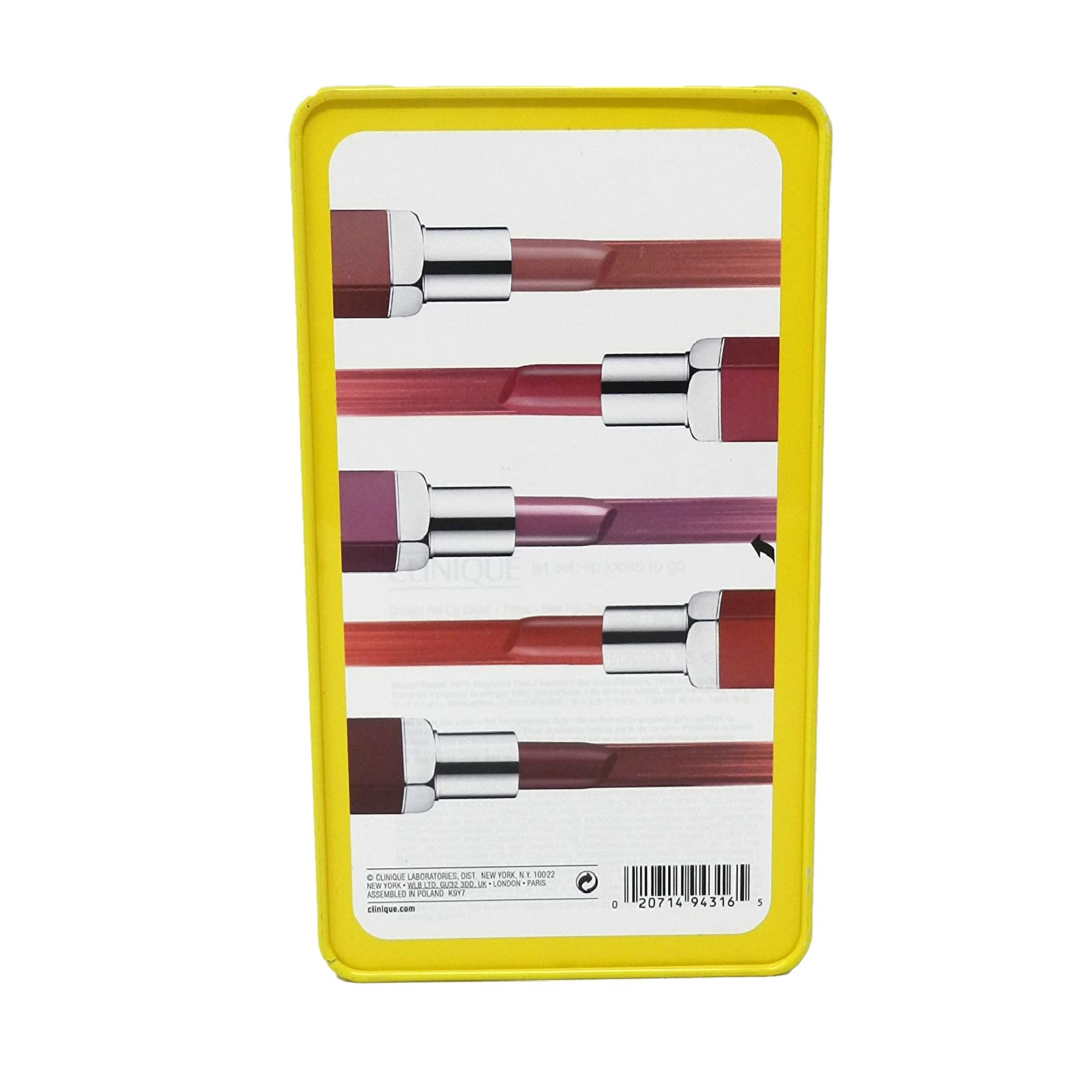 Clinique Jet Set Lip Looks To Go for Women