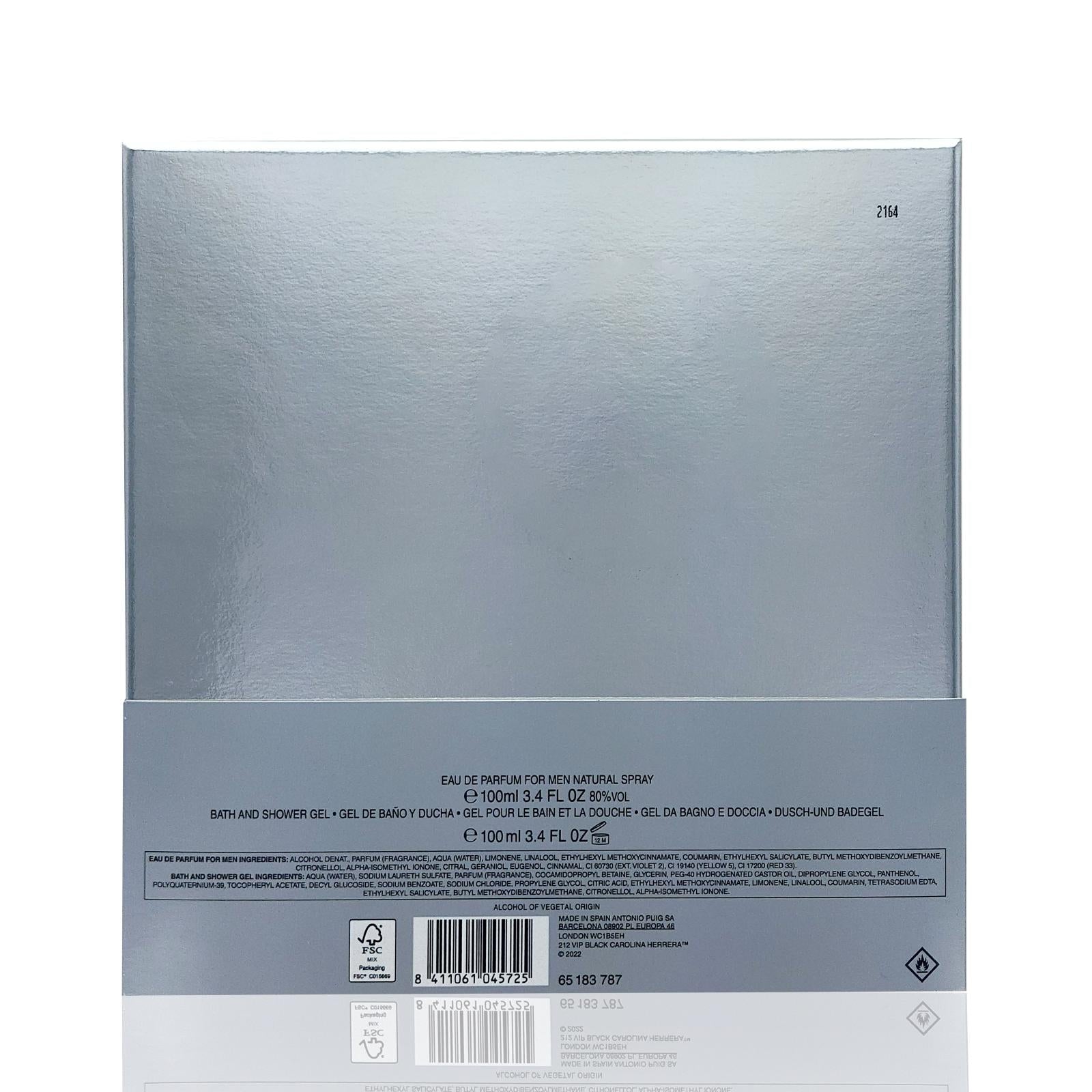 Carolina Herrera 212 Vip Black Gift Set for Men