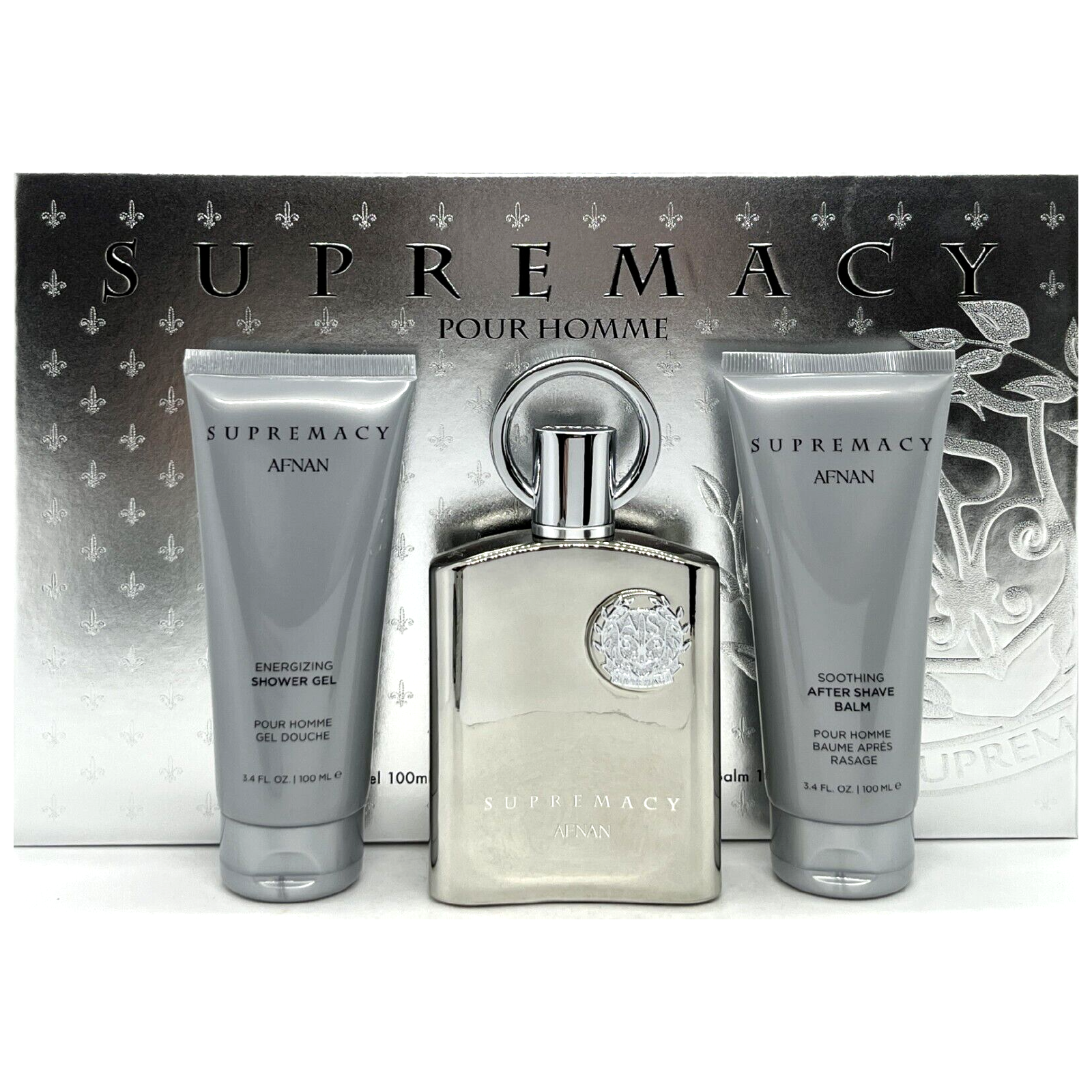 Afnan Supremacy Silver Gift Set for Men
