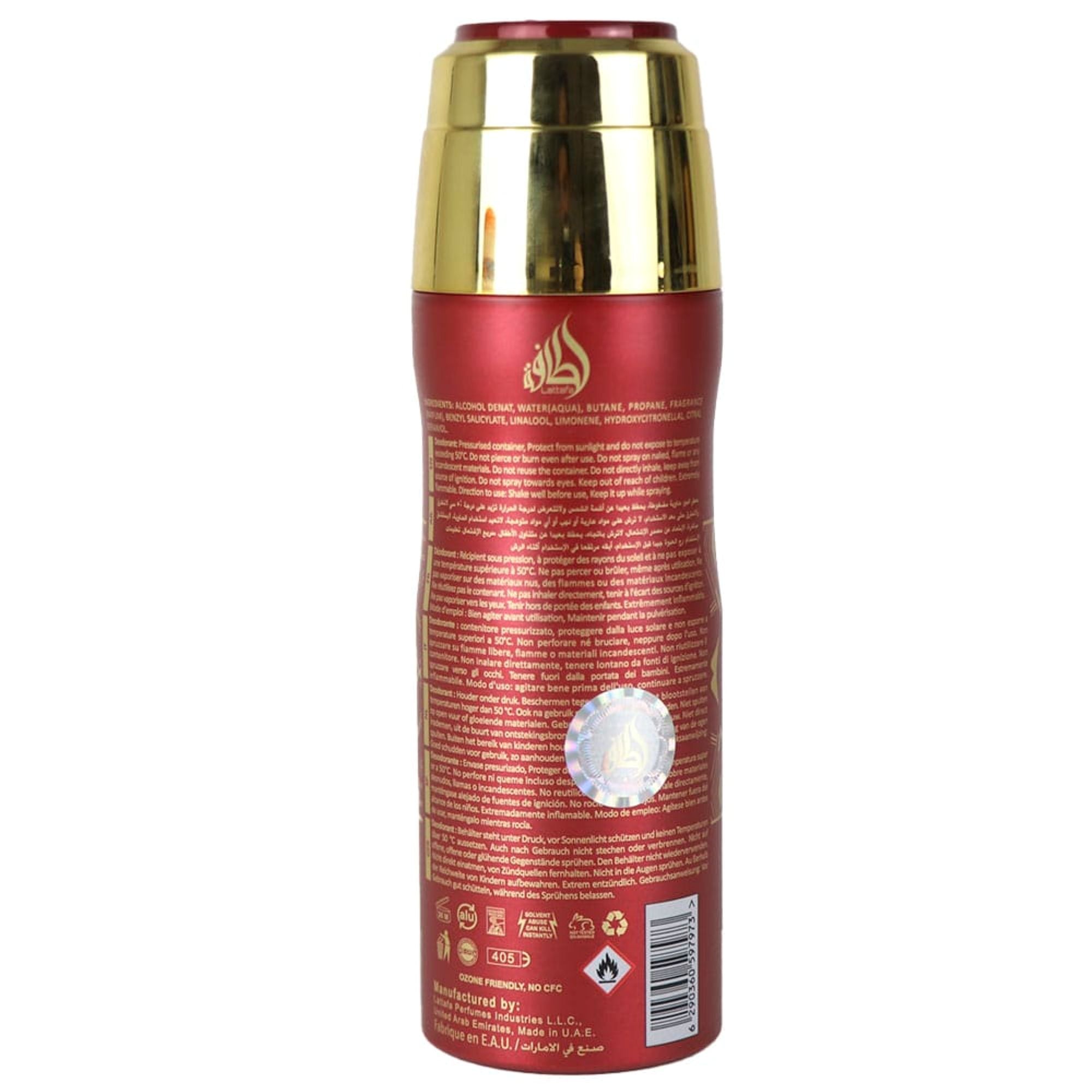 Lattafa Bade'e Al Oud Sublime Perfumed Deodorant Spray for Everyone