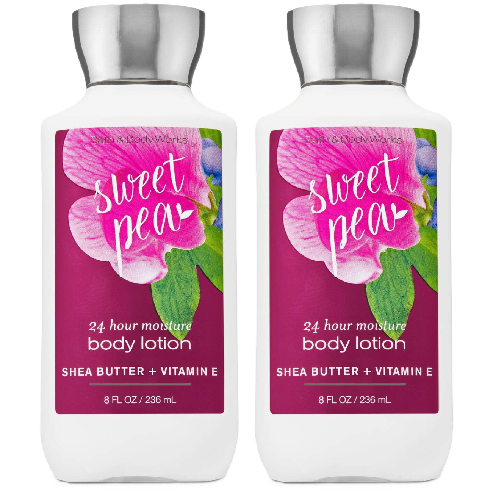 Bath & Body Works Sweet Pea 24 Hour Moisture Body Lotion Shea Butter & Vitamin E Body Lotion