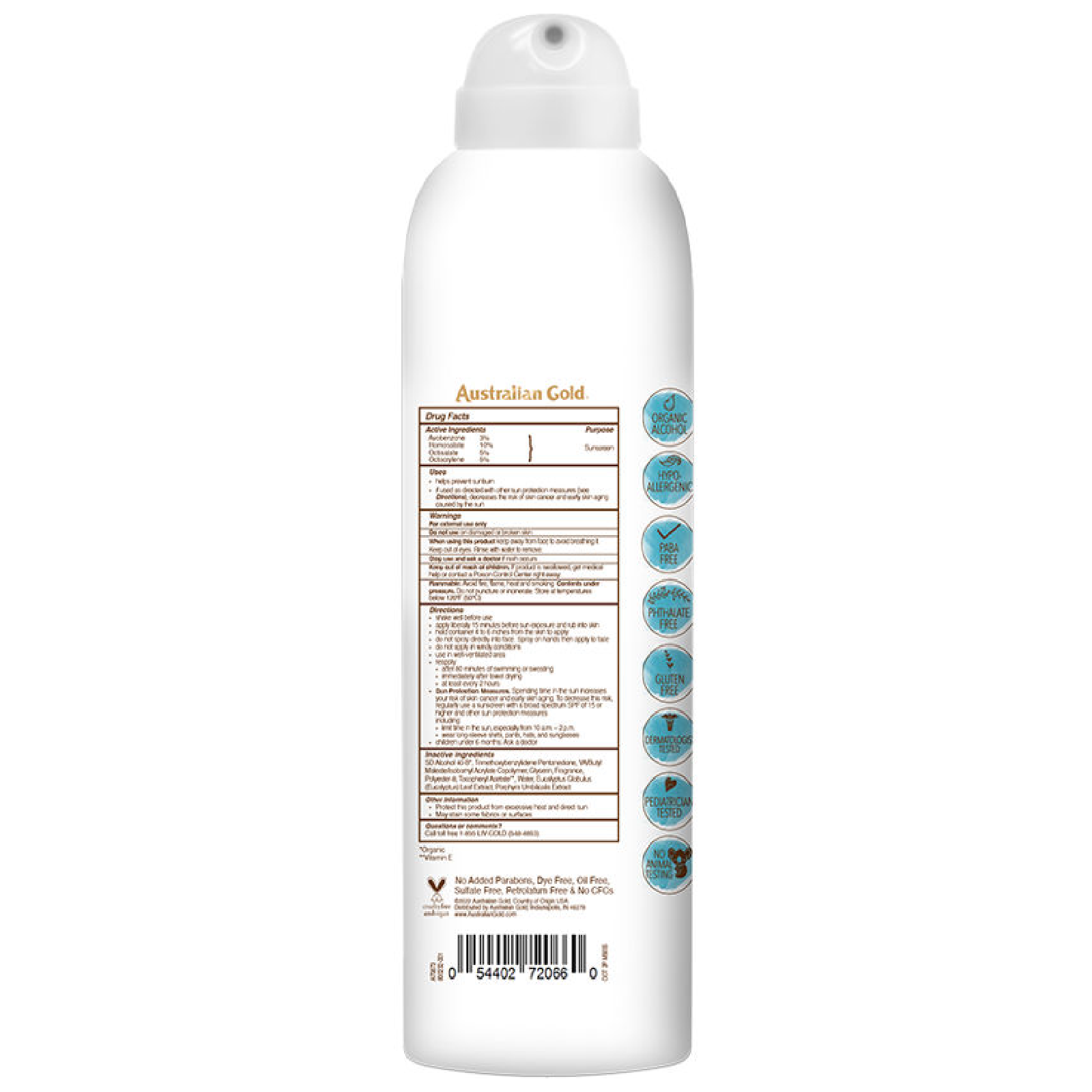 Australian Gold Botanical Spray Spf 70 for Everyone