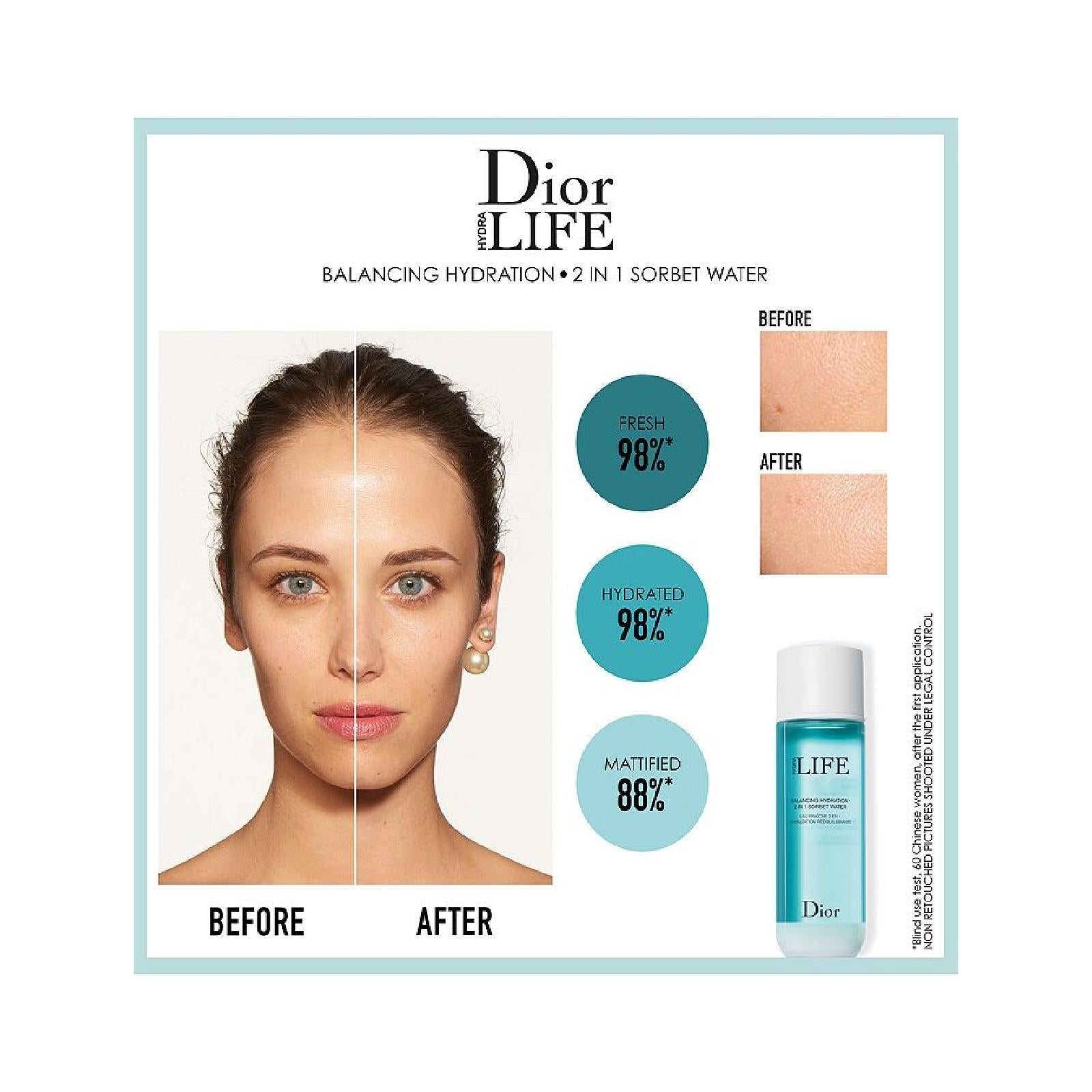 Dior Hydra Life Balancing Hydration 2 In 1 Sorbet Water for Women