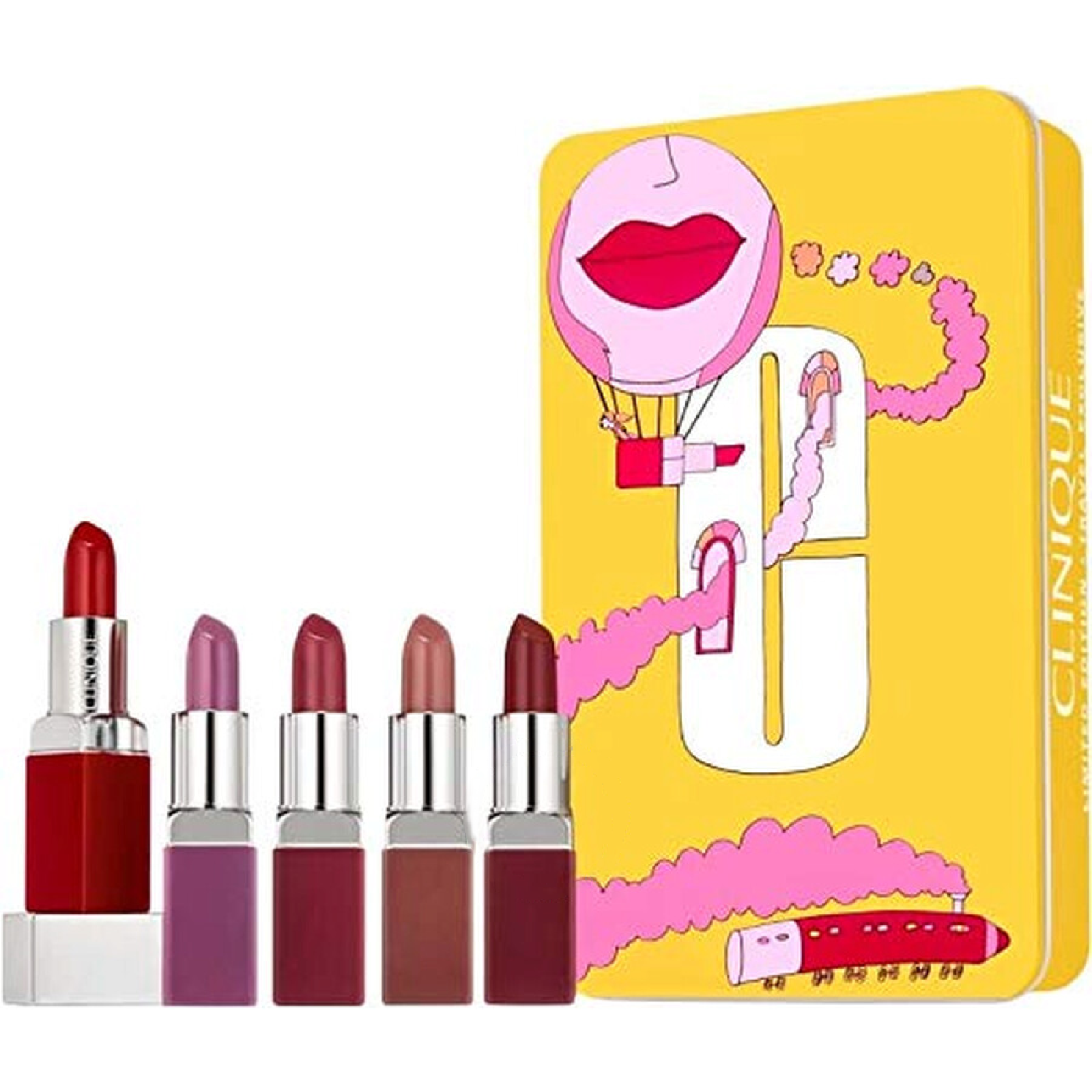 Clinique Jet Set Lip Looks To Go for Women