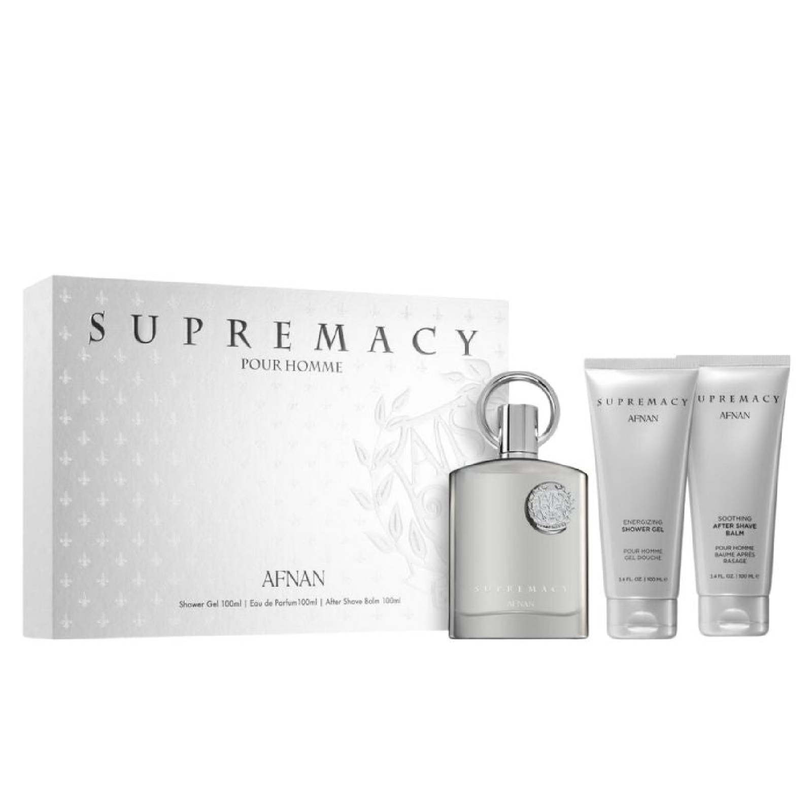 Afnan Supremacy Silver Gift Set for Men