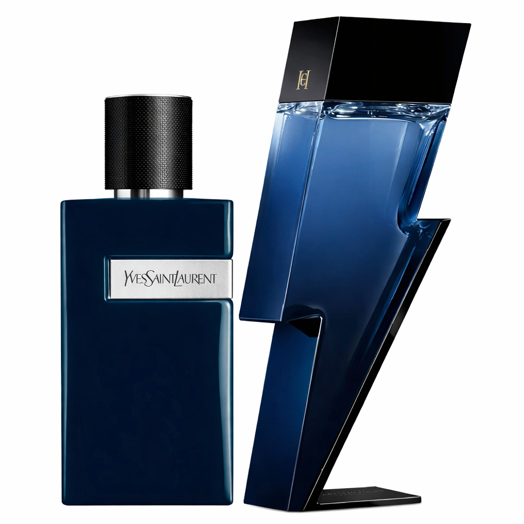 YSL and CH Electric Confidence (Y Le Parfum & Bad Boy Cobalt) Fragrance Bundle for Men