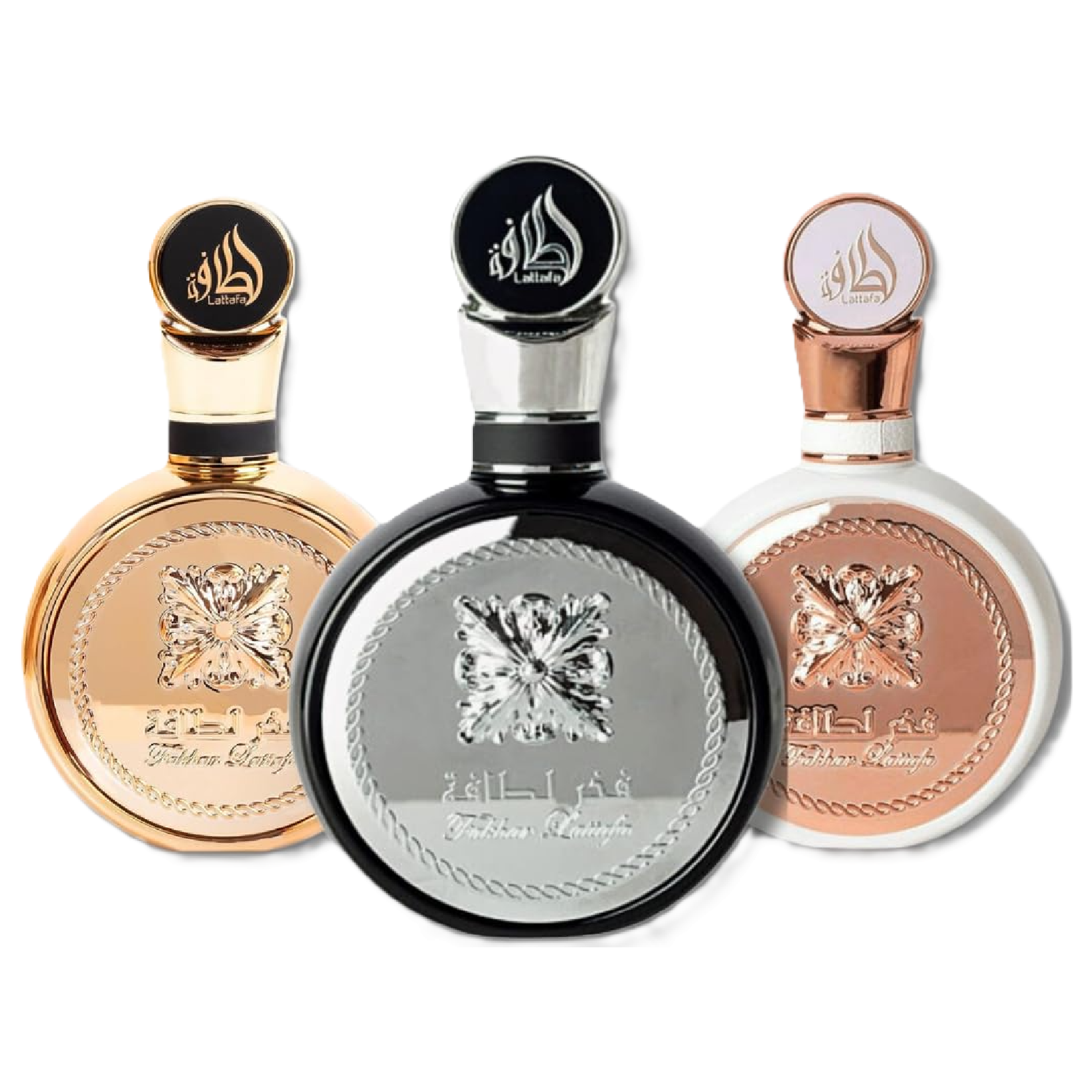 Lattafa Fakhar Men,Women & Fakhar Gold Extrait Fragrance Bundle for Everyone