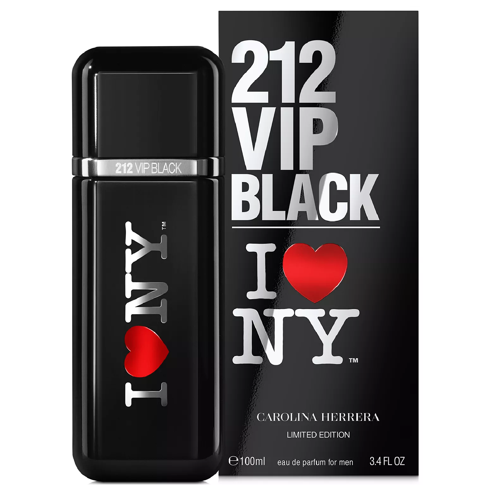 Carolina Herrera 212 Vip Black I Love Ny Eau de Parfum for Men