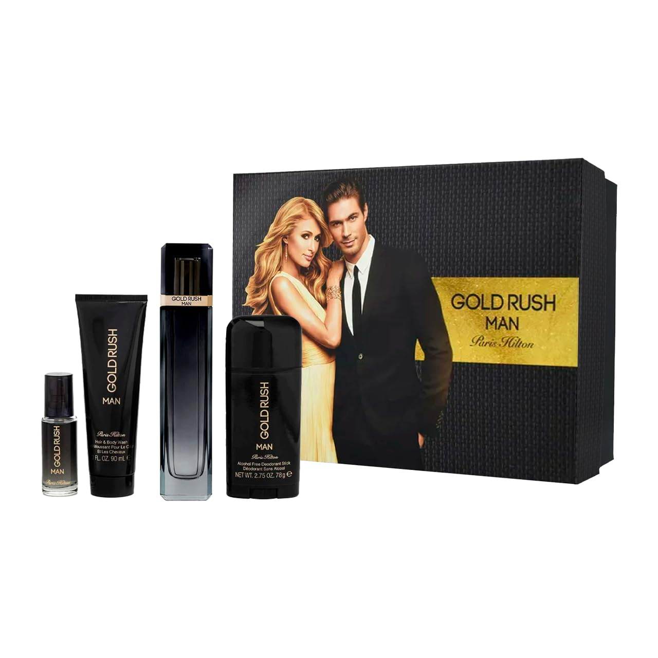 Paris Hilton Gold Rush Gift Set for Men