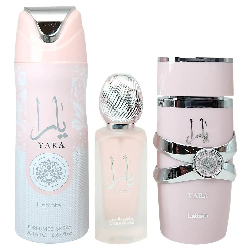 Lattafa Yara 3 Pieces Gift Set for Women