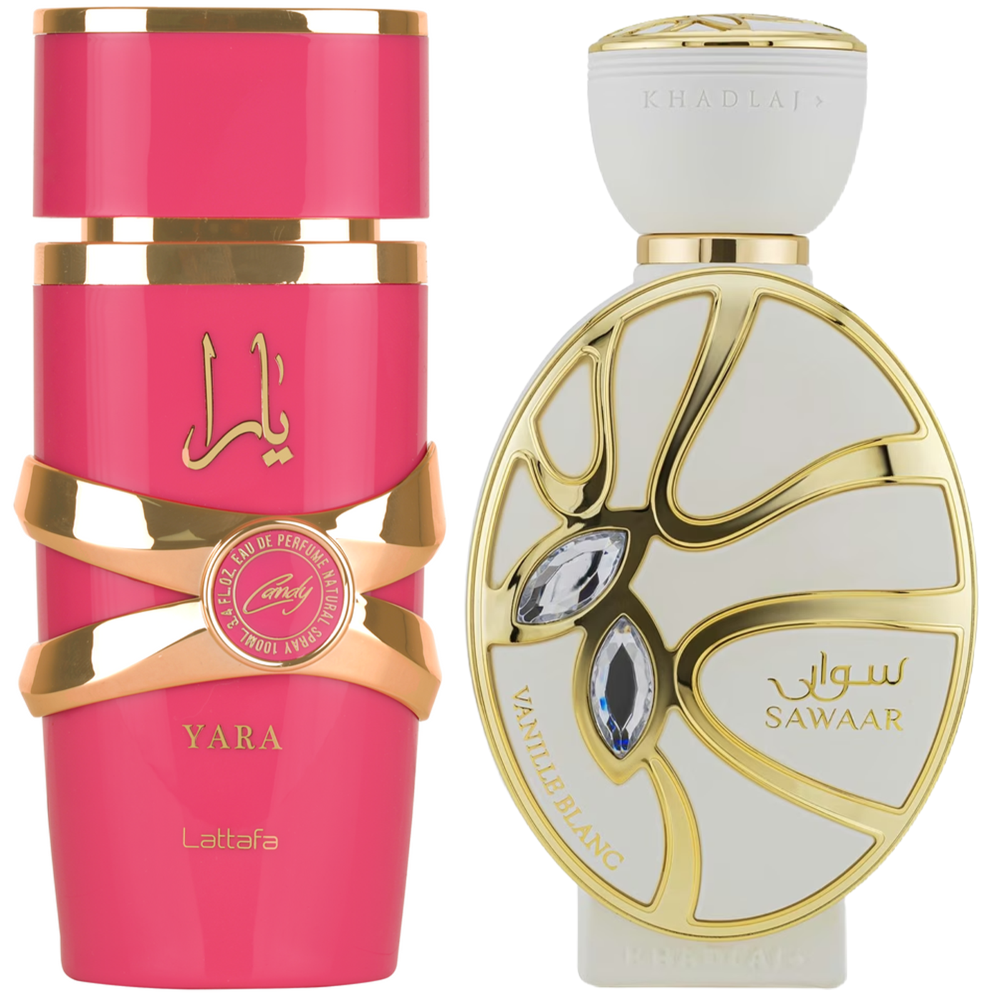 Khadlaj & Lattafa Candy-Coated Vanilla Dream Fragrance Bundle