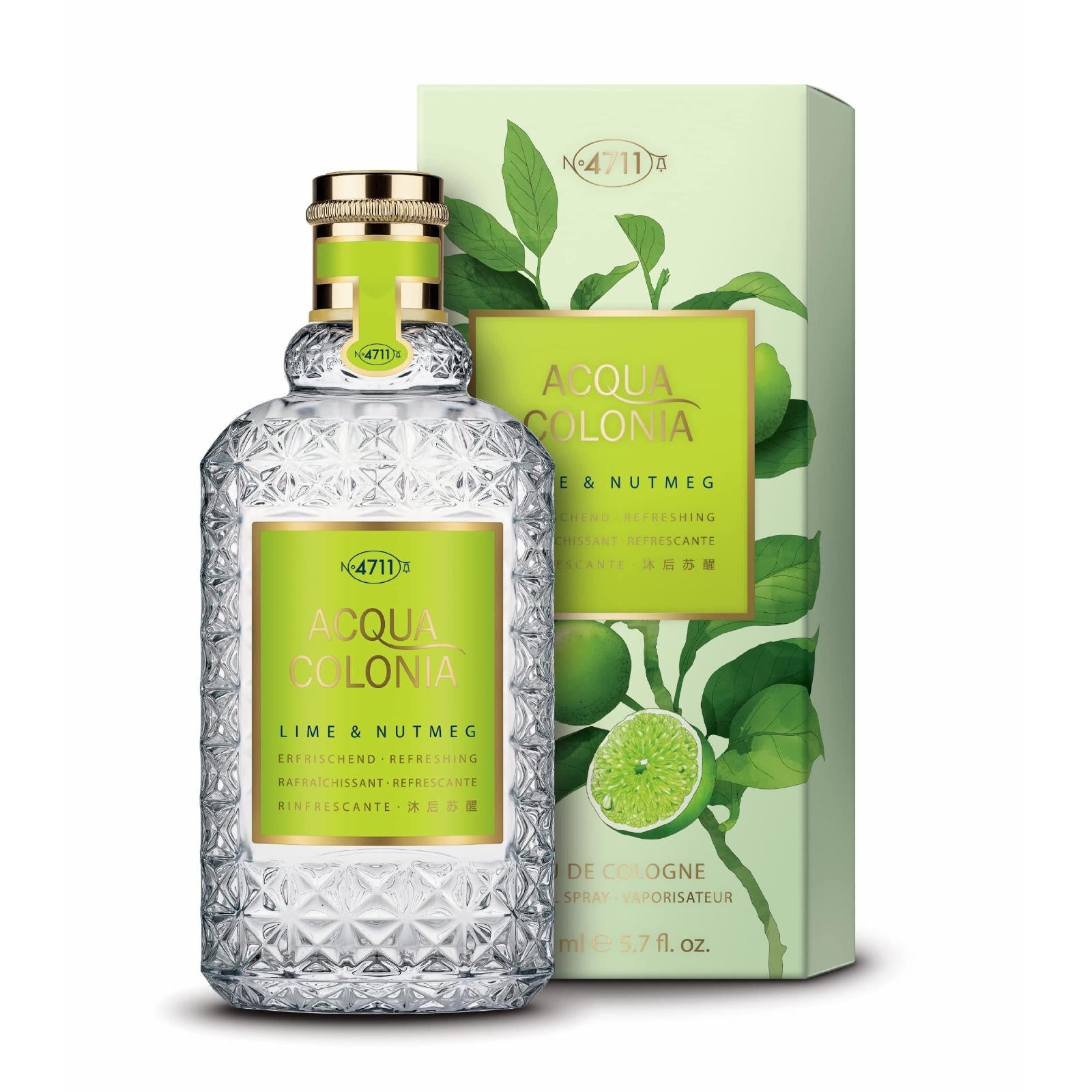 4711 Acqua Colonia Lime & Nutmeg Eau de Cologne - Fresh & Invigorating
