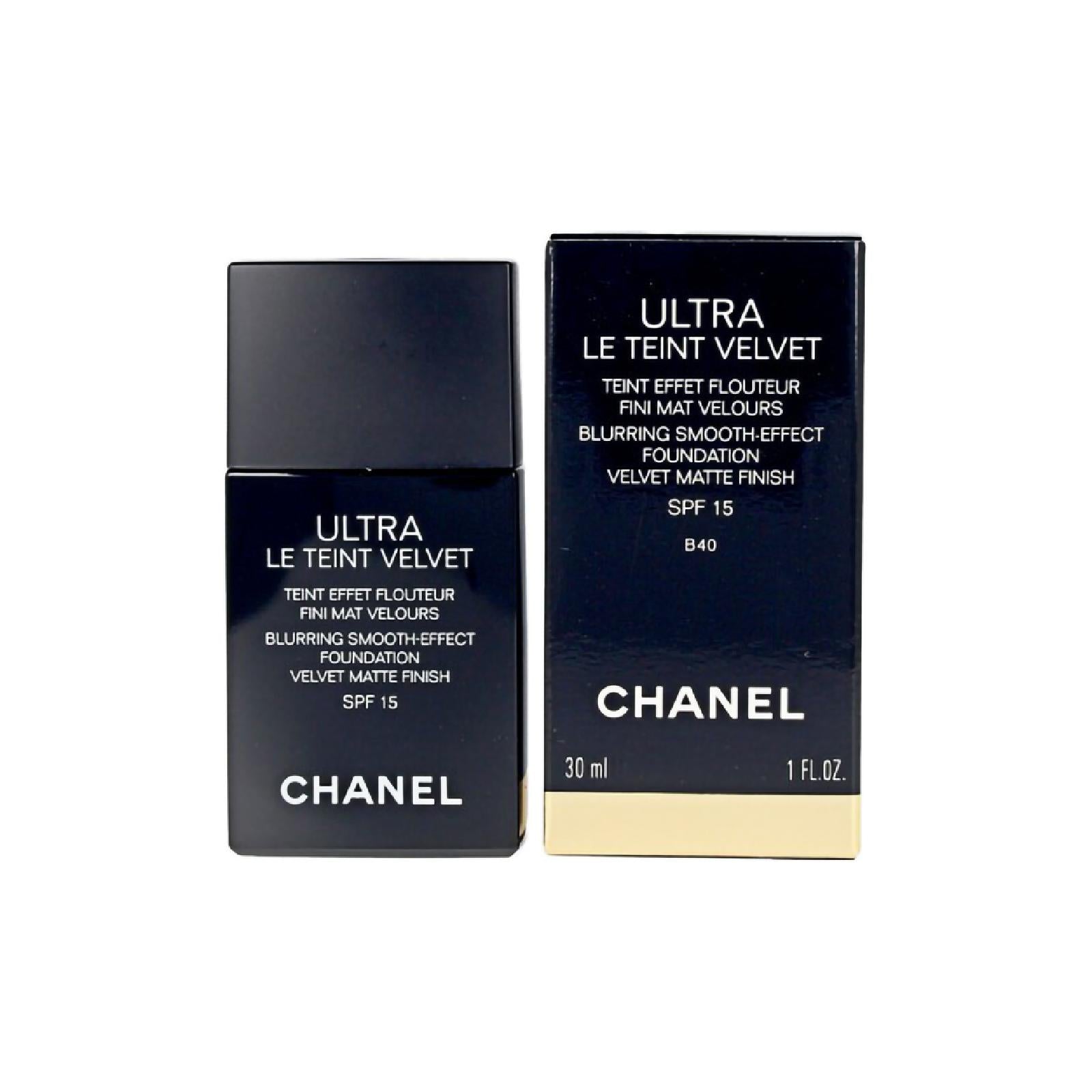 Chanel Ultra Le Teint Velvet Blurring Smooth Effect Velvet Matte Foundation