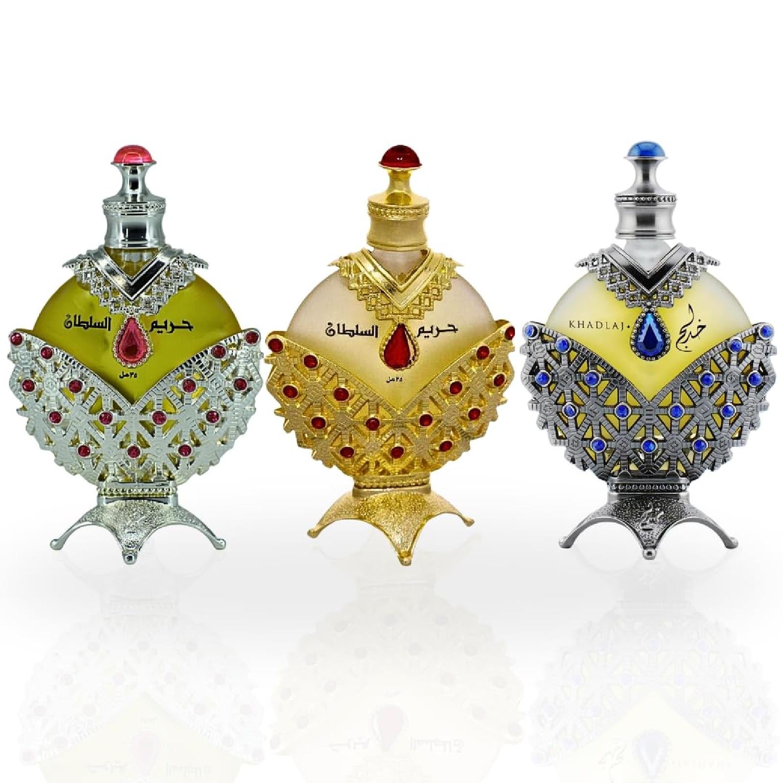 Khadlaj Hareem Al Sultan Concerned Perfume Oil Fragrance Bundle for Everyone