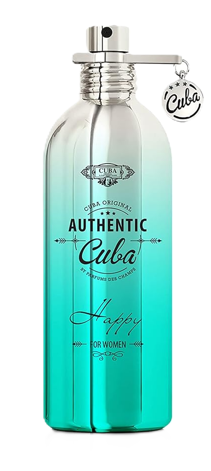 Cuba Authentic Happy Eau De Parfum Für Frauen – 94 Ml, Blumig-holziger Duft Mit Orangeblüte & Vanille