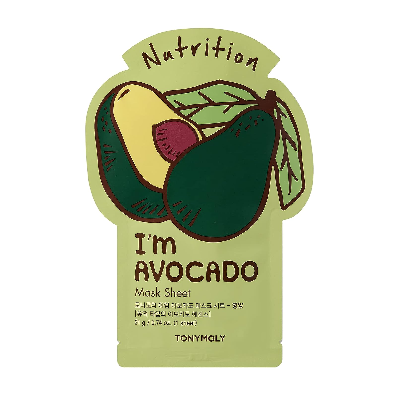 Tonymoly Nutrition I’m Avocado Mask Sheet