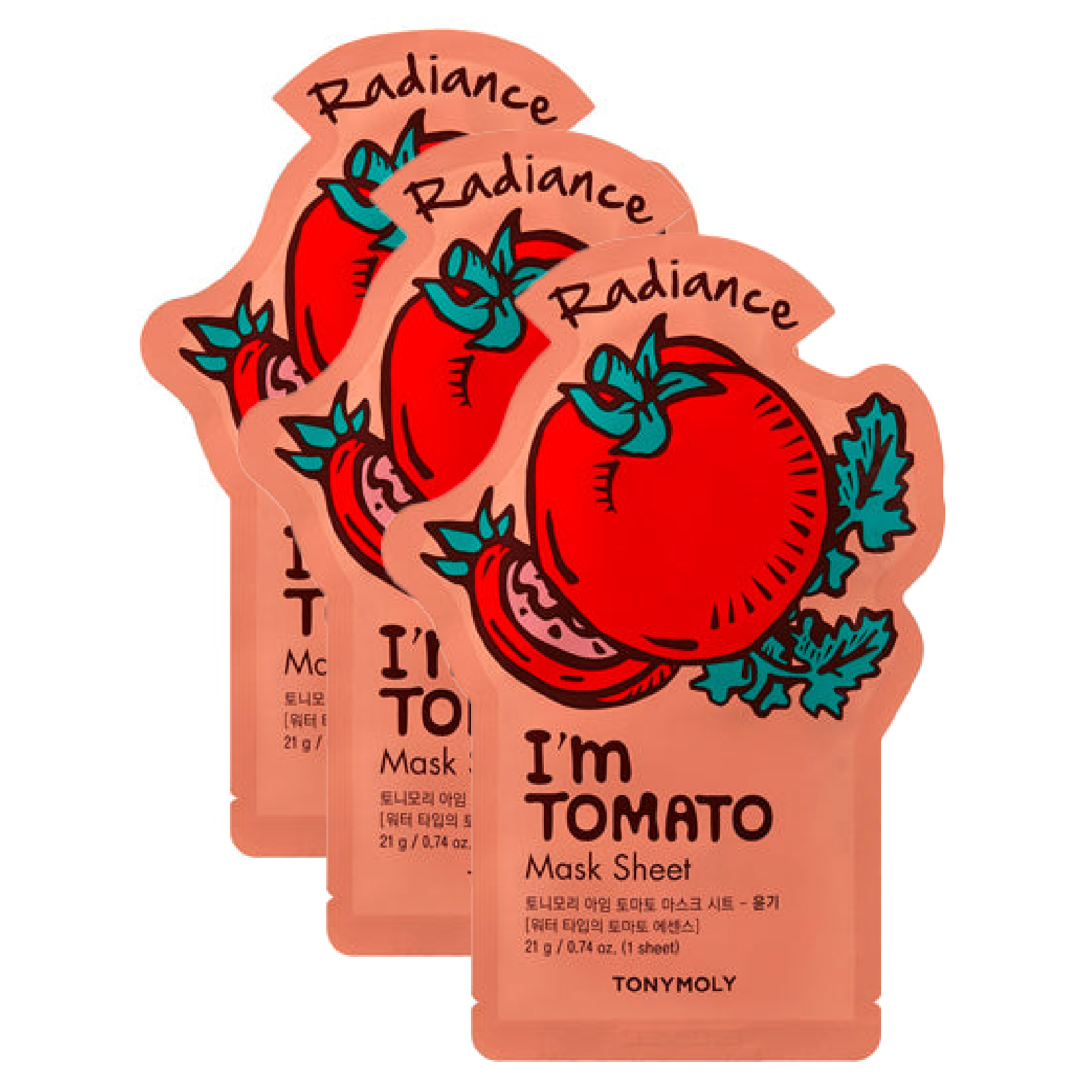 Tonymoly Radiance I’m Tomato Mask Sheet for Women