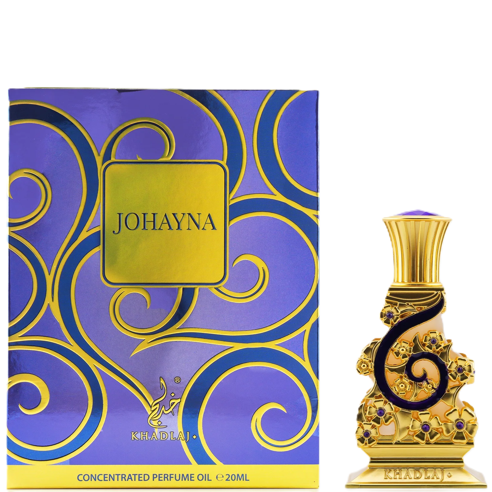 Khadlaj Johayna Purple Concentrated Perfume Oil for Everyone