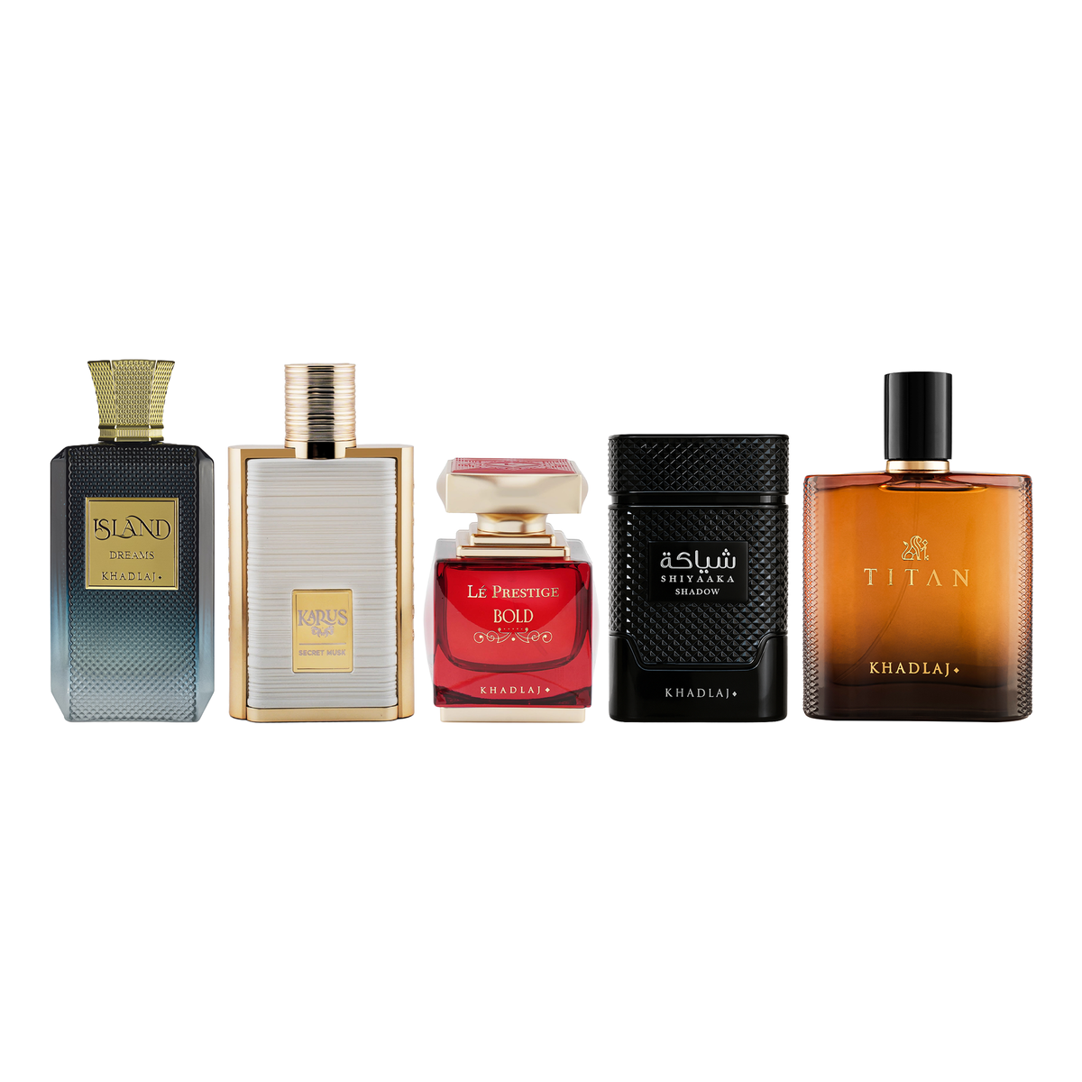 Khadlaj Ultimate 5 Pc Fragrance Bundle for Men - Shop Now Khadlaj Ultimate 5 Pc Fragrance Bundle for Men - Shop Now
