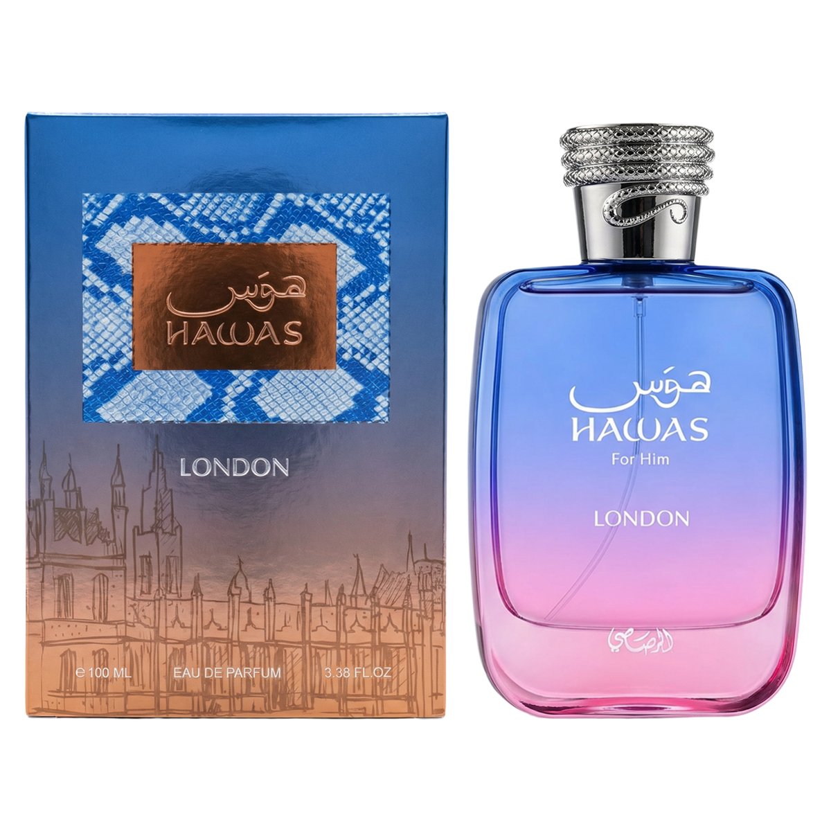 Rasasi Hawas London Eau de Parfum for Men - Fresh & Elegant