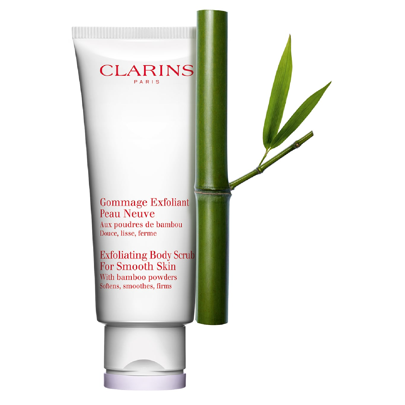 Clarins Exfoliating Body Scrub for Smooth Skin With Bamboo Powder
