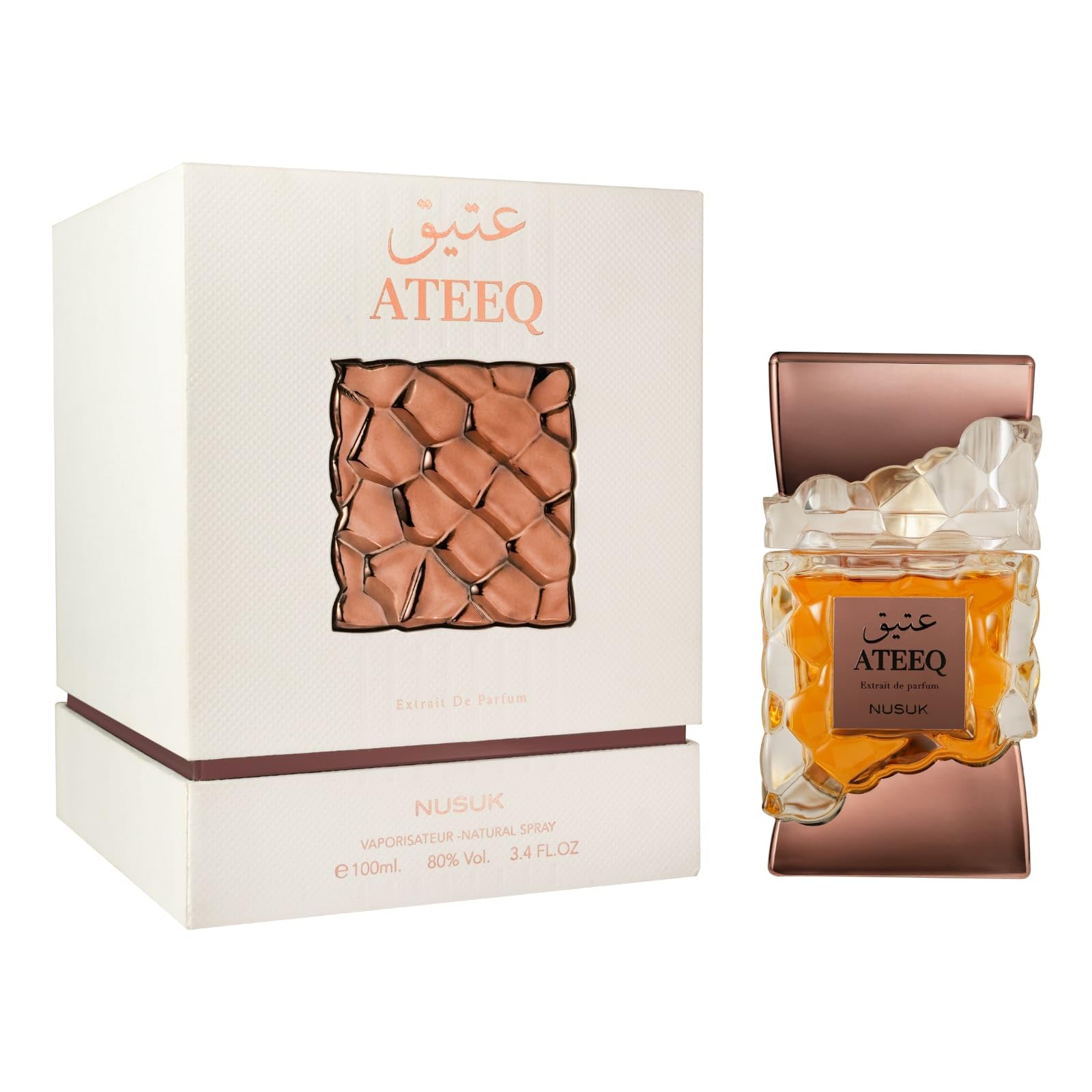 Nusuk Ateeq Extrait de Parfum - Aromatic Luxury for Men
