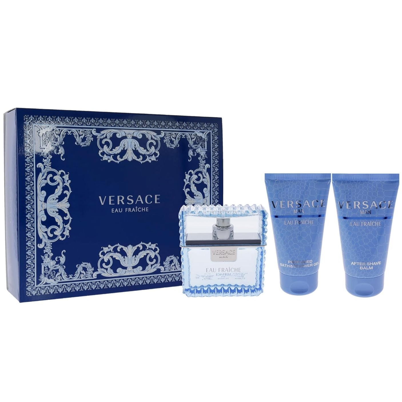 Versace Eau Fraiche Gift Set for Men - Fresh Elegance