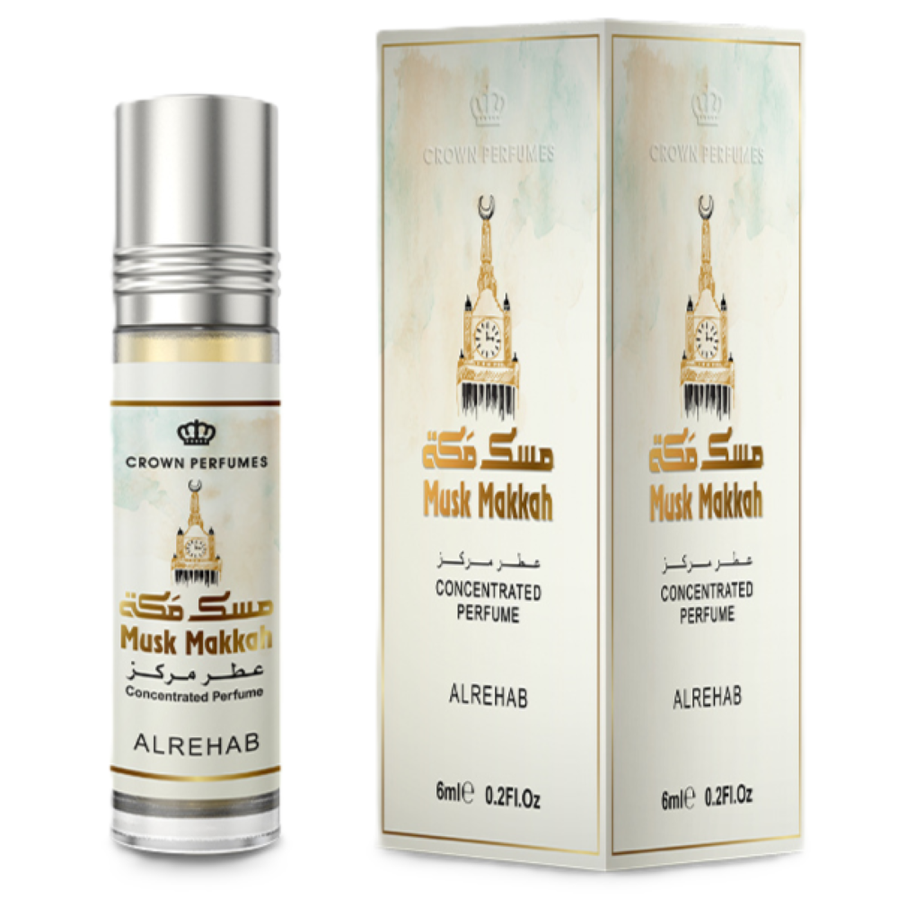 Al-Rehab Musk Makkah Concentrated Perfume Roller Ball for Everyone