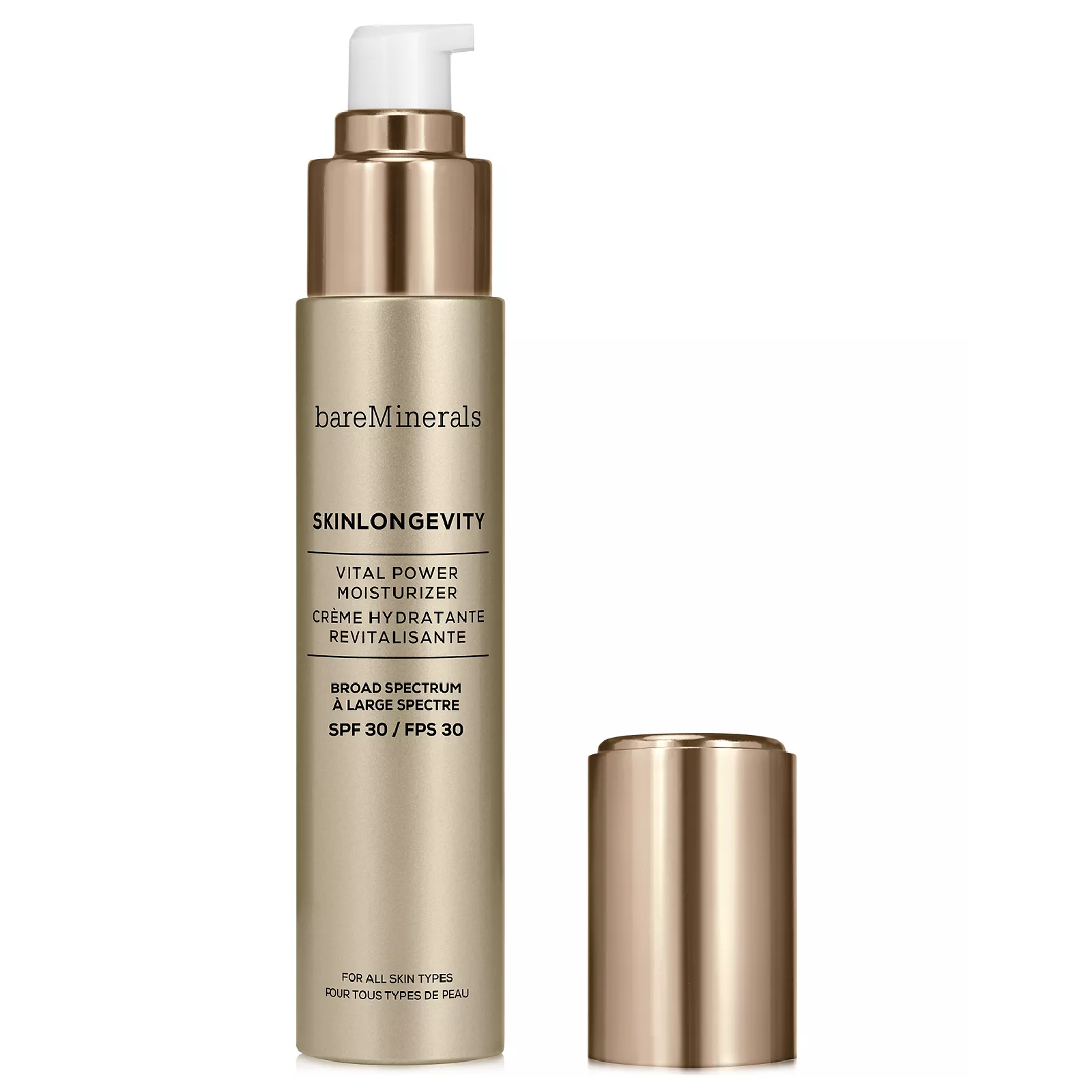 Bareminerals Skinlongevity Vital Power Moisturizer Broad Spectrum Spf 30 for Women
