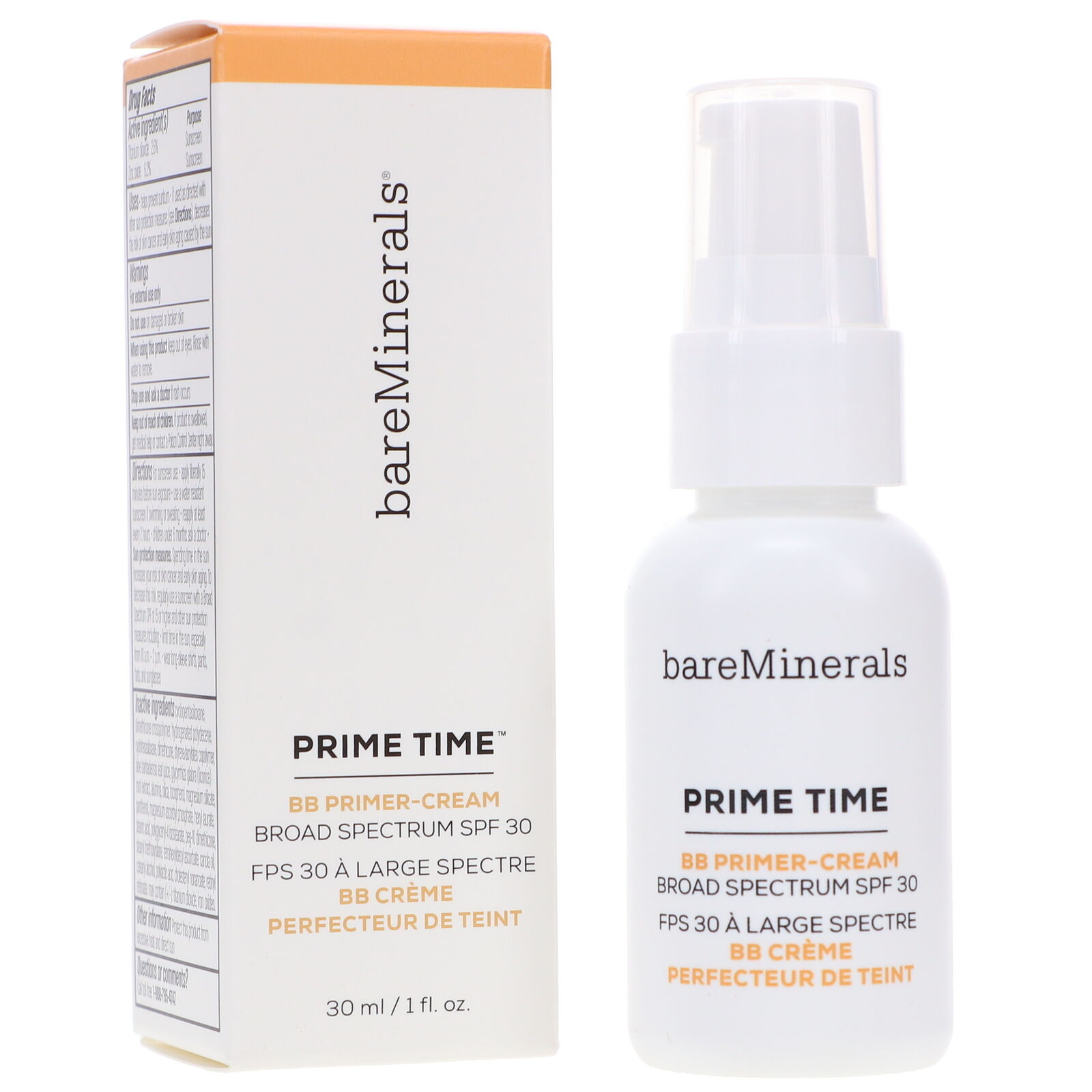 Bareminerals Prime Time Bb Primer Cream Daily Defense for Women