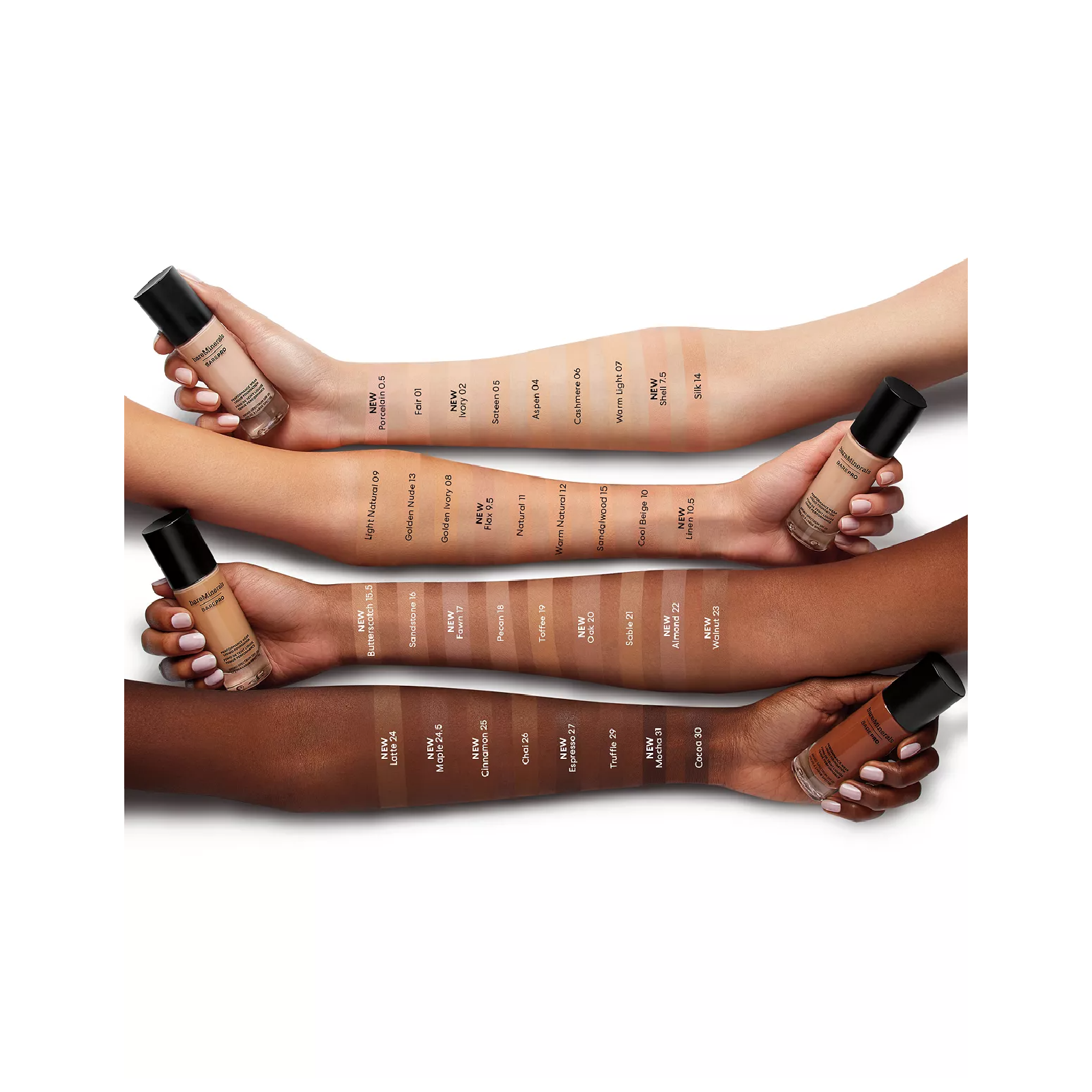 Bareminerals Barepro Performance Wear Liquid Foundation Spf 20 for Women