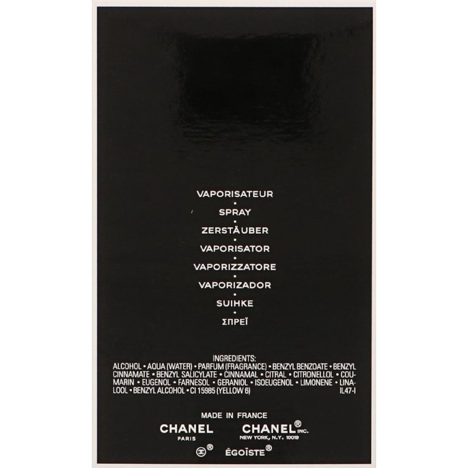 Chanel Egoiste Eau de Toilette for Men