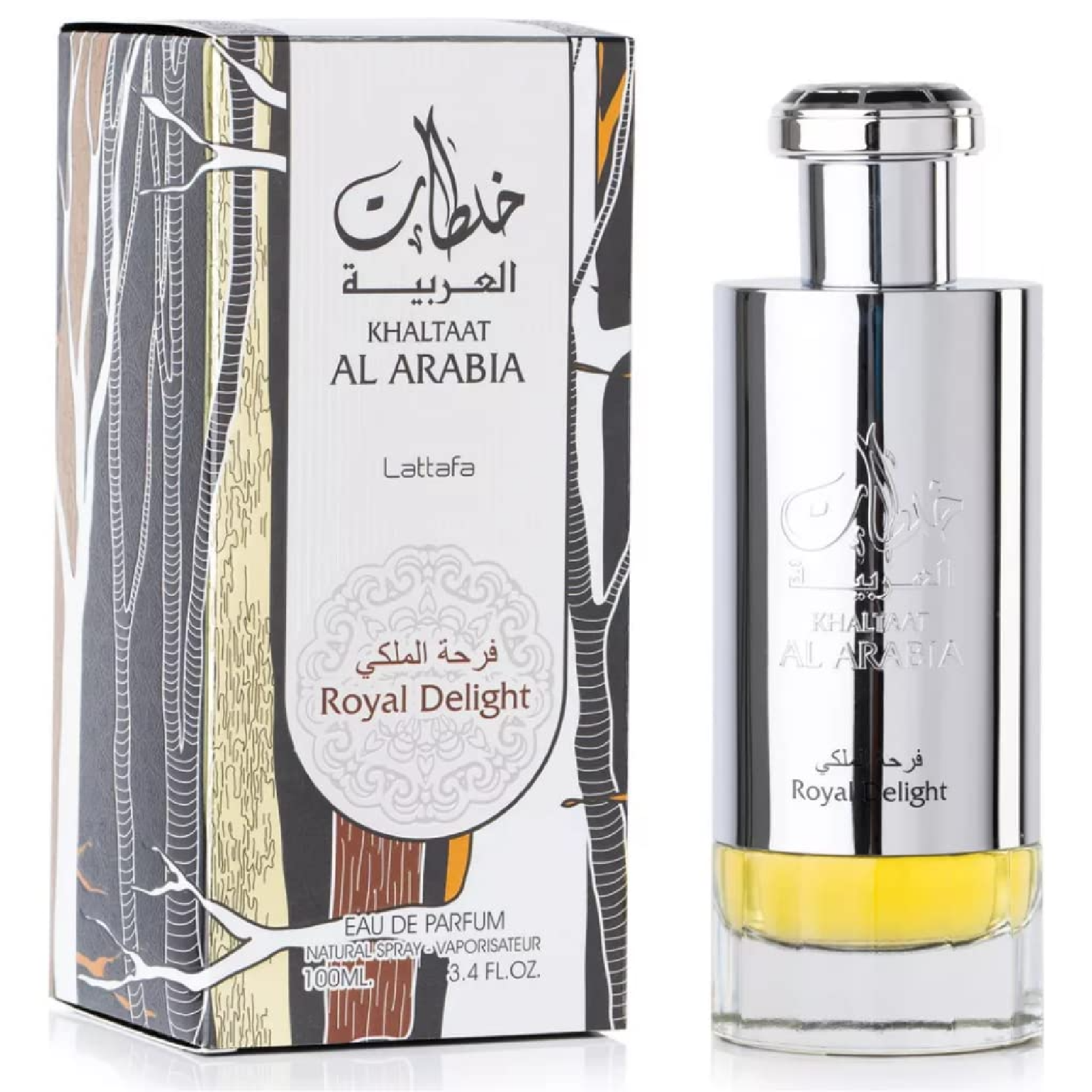 Lattafa Khaltat Al Arabia Royal Delight (Silver) Eau de Parfum for Men
