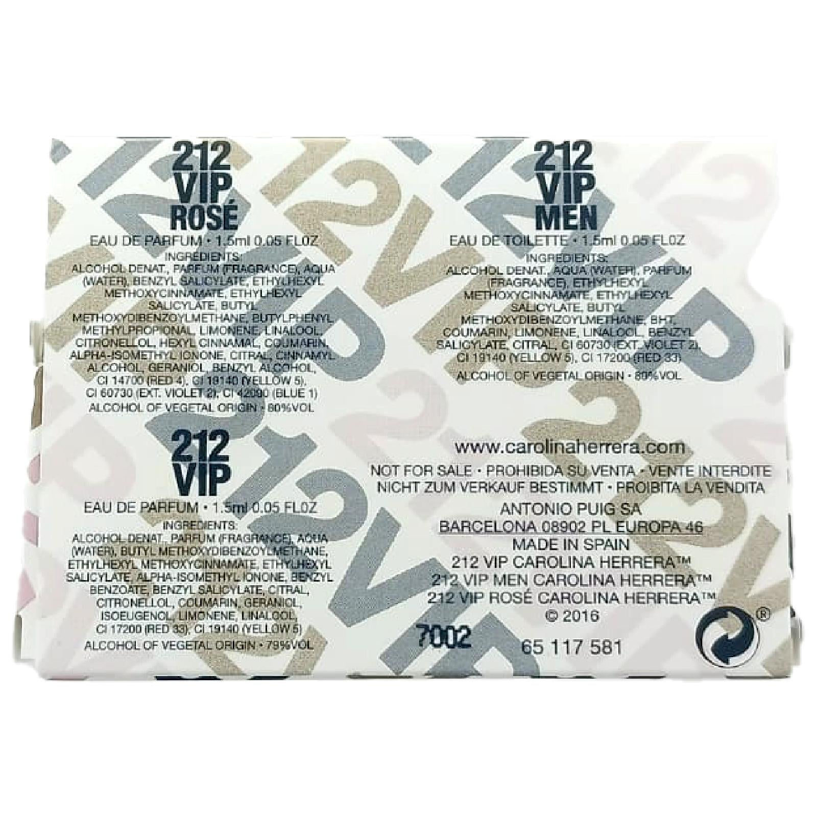 Carolina Herrera 212 Vip Gift Set