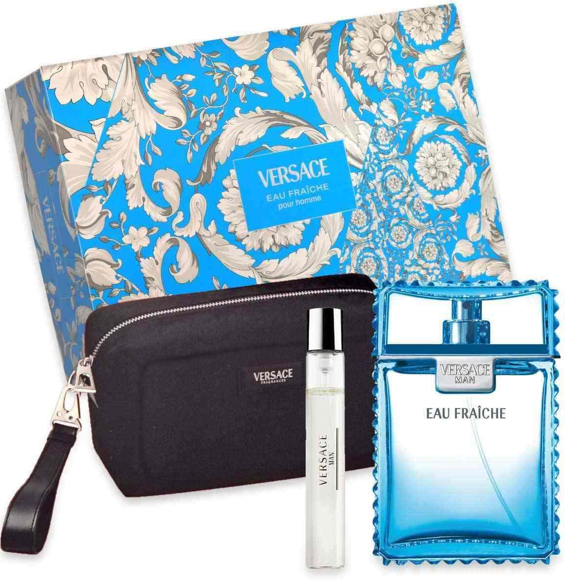 Versace Eau Fraiche Gift Set for Men - Fresh Elegance