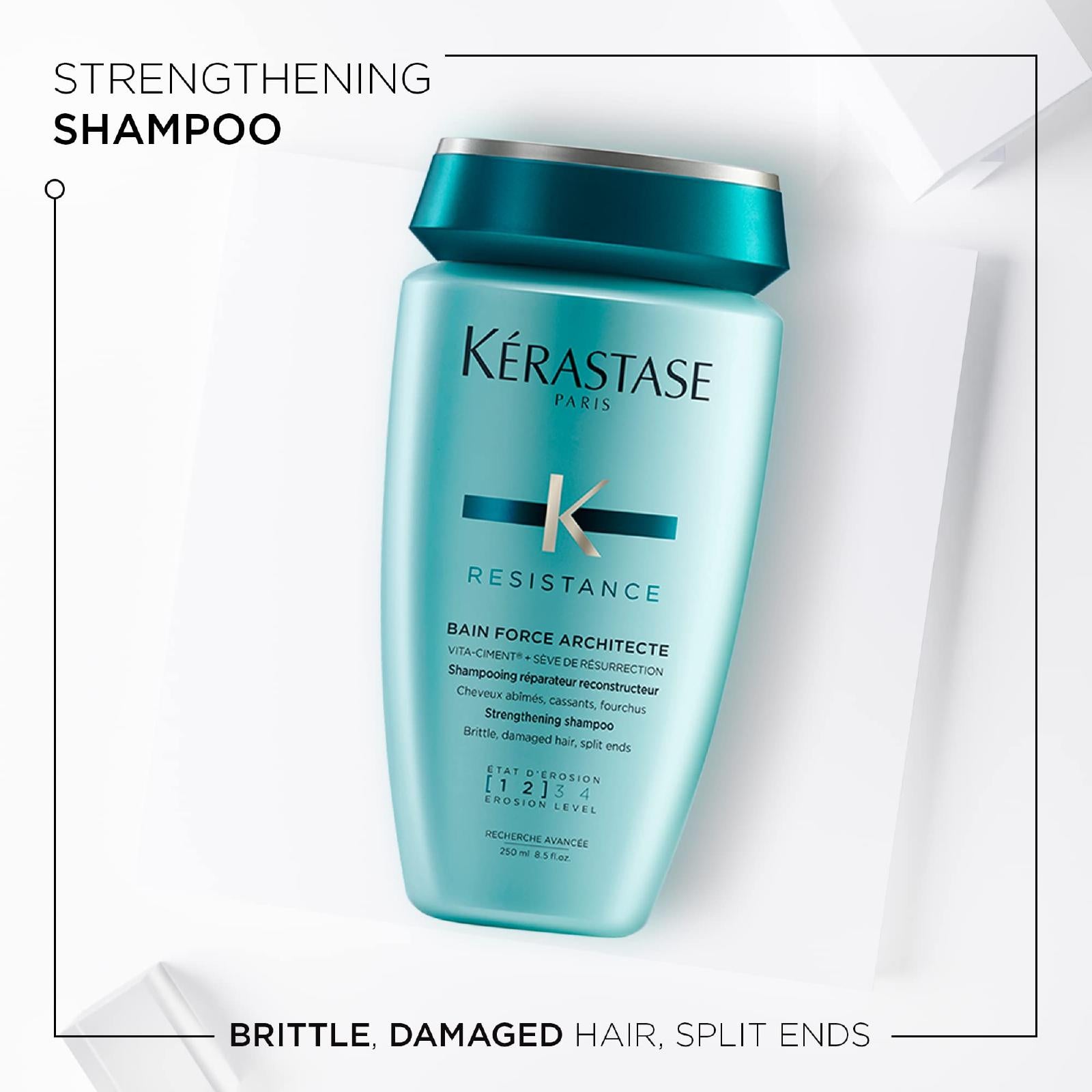 Kerastase Resistance Bain Force Architecte Strengthening Shampoo for Everyone