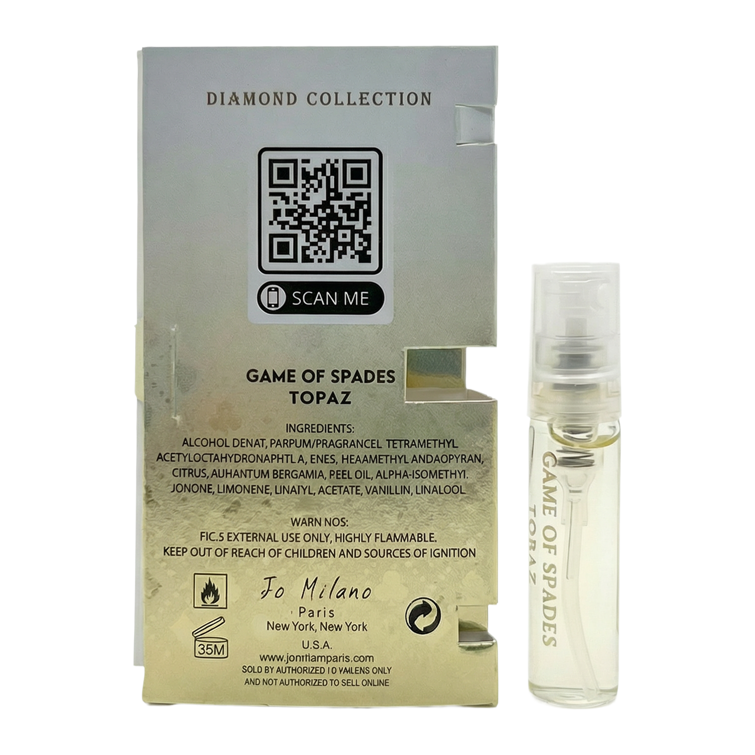 Jo Milano Game of Spades Topaz Parfum for Everyone