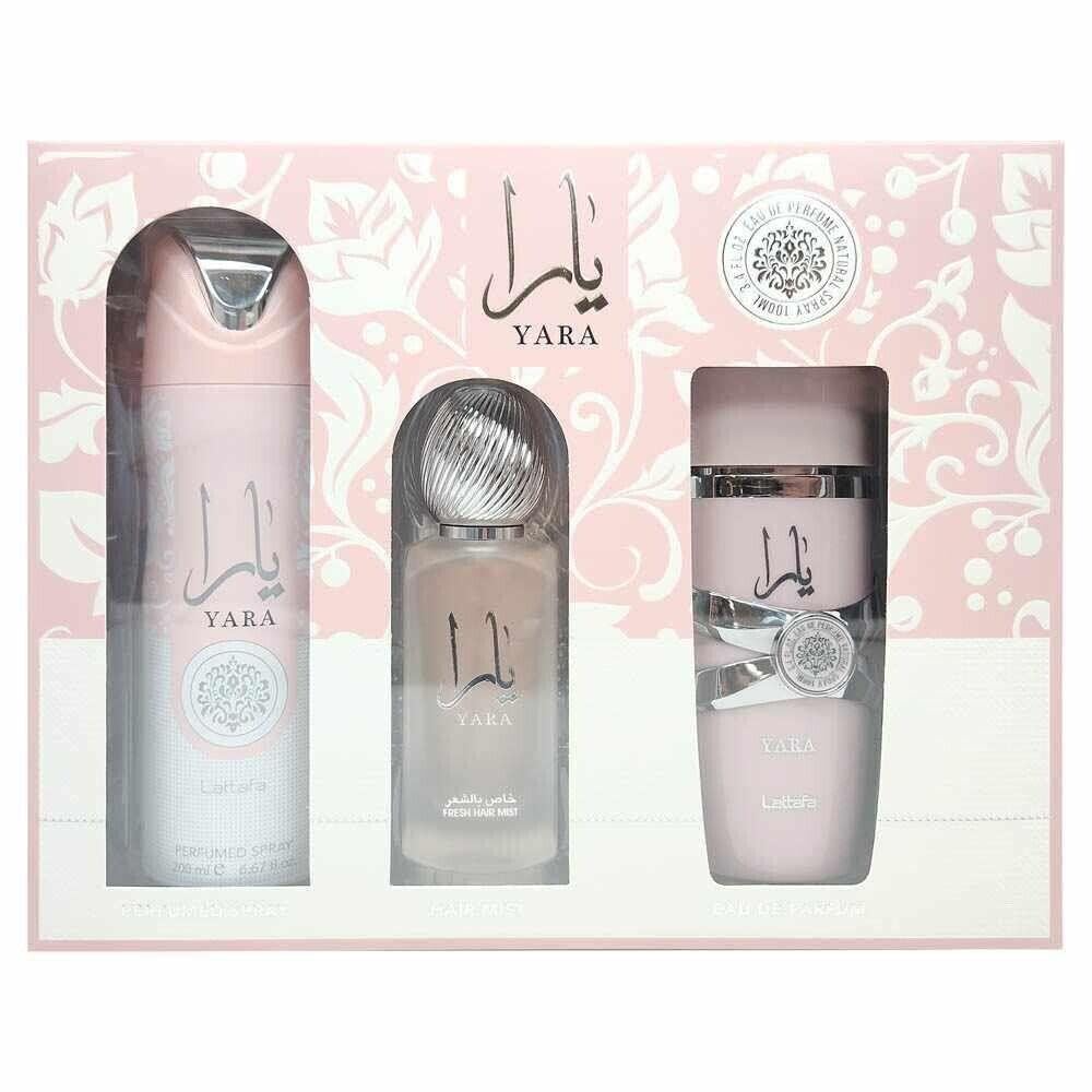 Lattafa Yara 3 Pieces Gift Set for Women