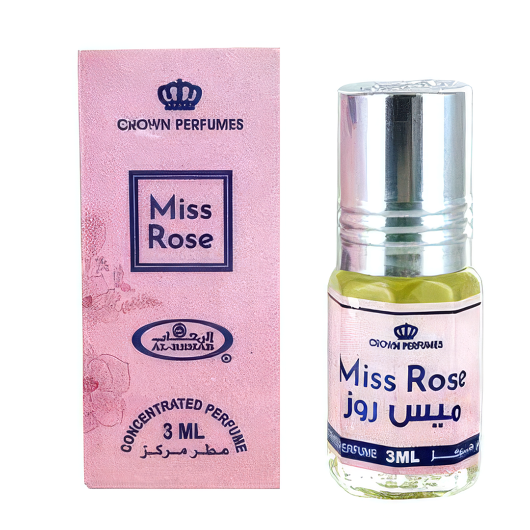 Al-Rehab Miss Rose Concentrated Perfume Roller Ball for Women