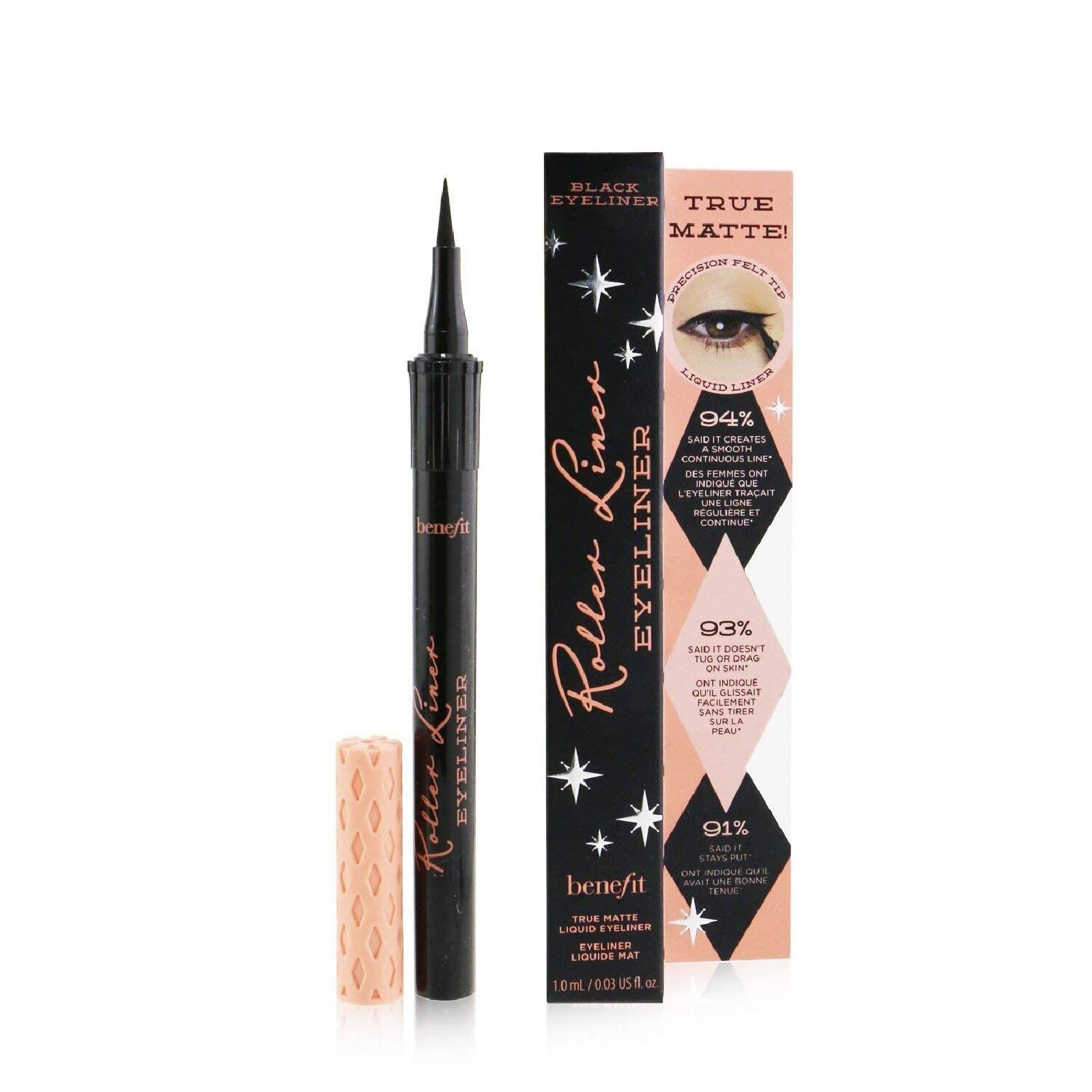 Benefit Roller Liner Black True Matte Liquid Eyeliner