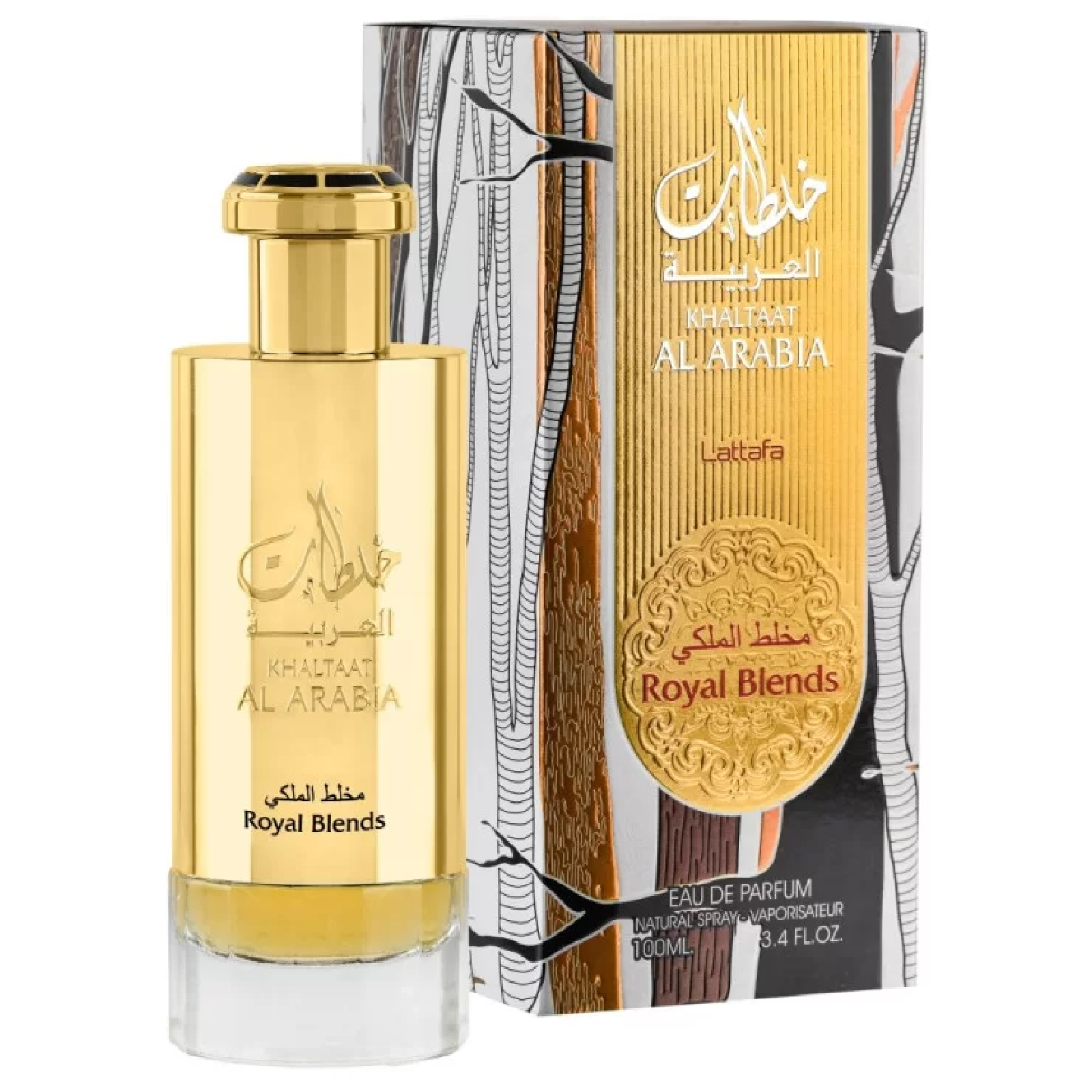 Lattafa Khaltat Al Arabia Royal Blends (Gold) Eau de Parfum for Everyone